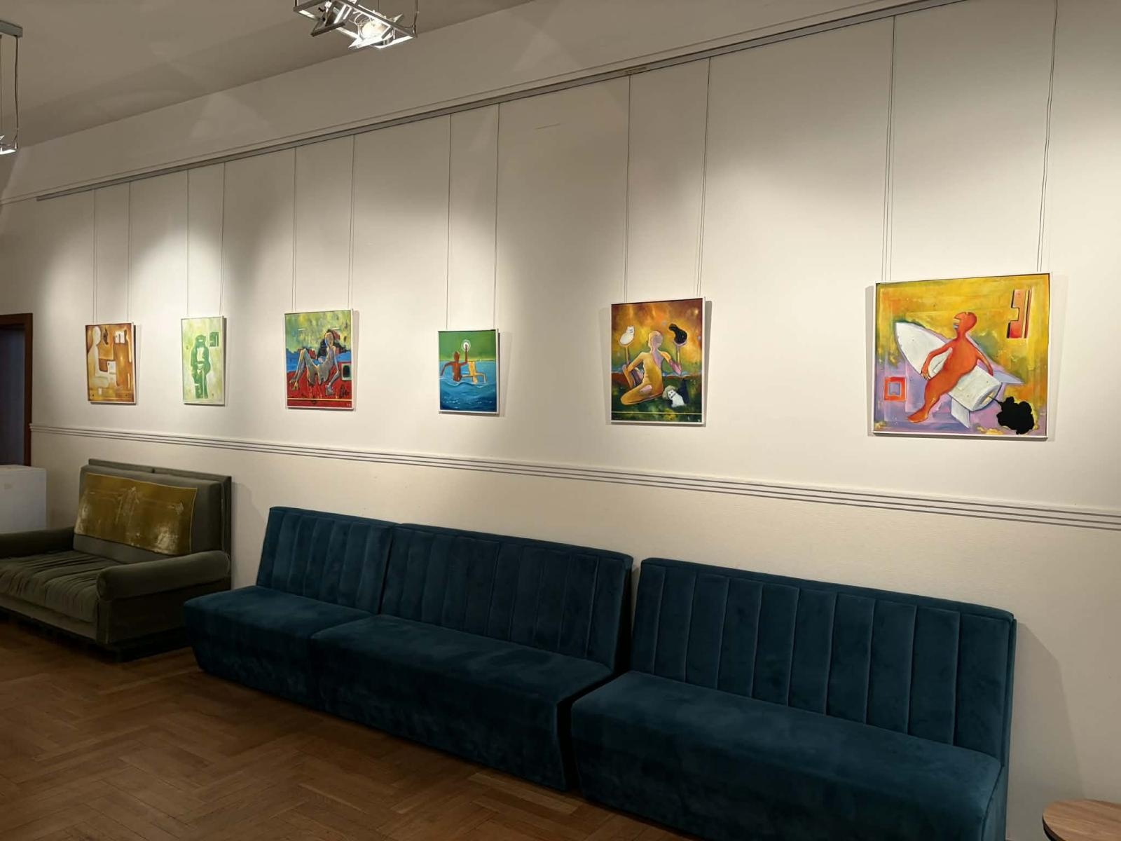 Zdjęcie w galerii na portalu naszraciborz.pl: Technologia czułości - wystawa malarstwa Damiana Wojnowskiego wiadomości z regionu