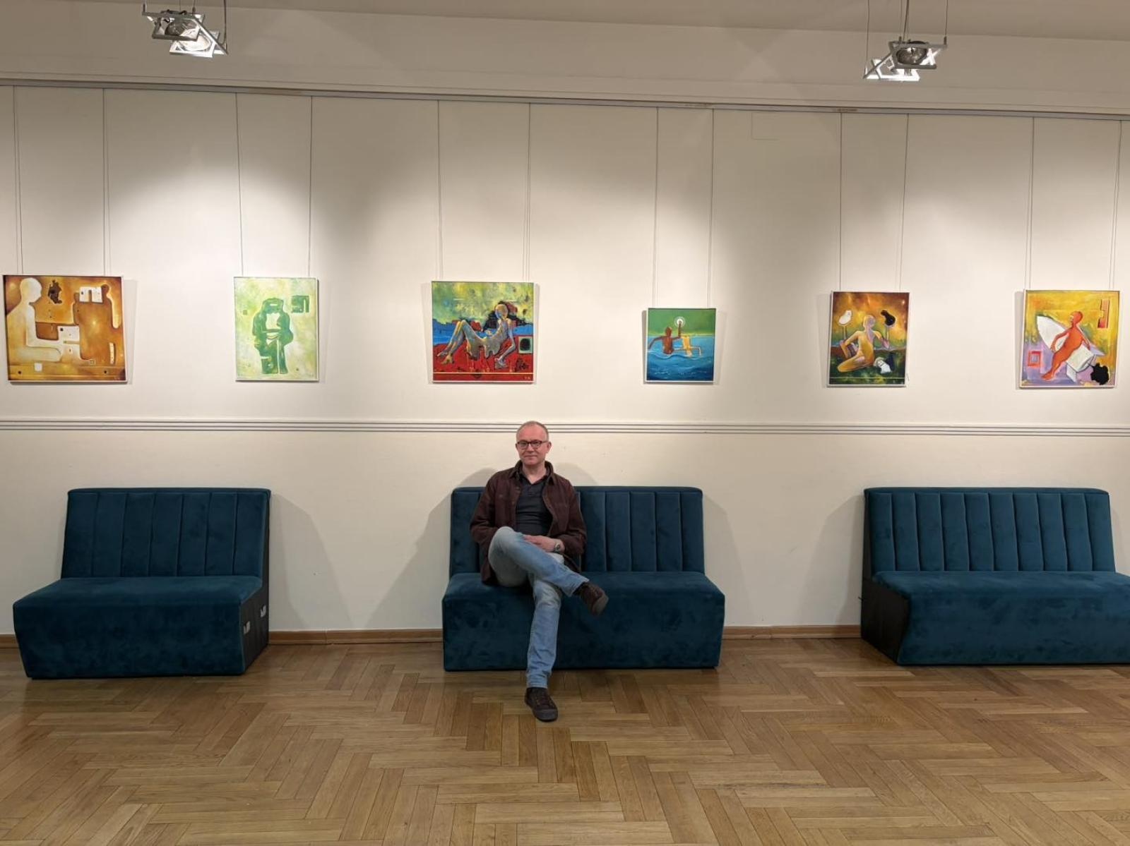 Zdjęcie w galerii na portalu naszraciborz.pl: Technologia czułości - wystawa malarstwa Damiana Wojnowskiego wiadomości z regionu