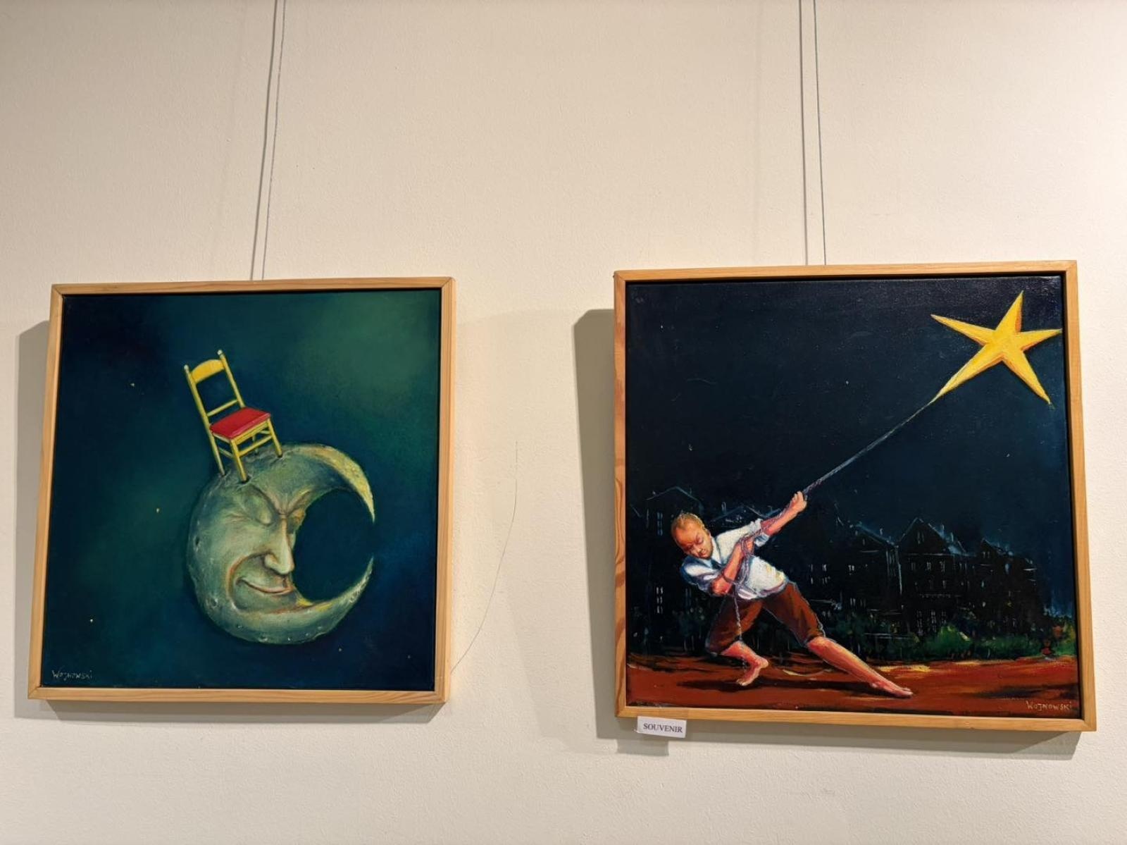 Zdjęcie w galerii na portalu naszraciborz.pl: Technologia czułości - wystawa malarstwa Damiana Wojnowskiego wiadomości z regionu