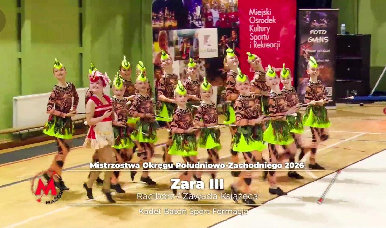 Zdjęcie w galerii na portalu naszraciborz.pl: Mażoretki ZARA z kompletem awansów na Mistrzostwa Polski wiadomości z regionu