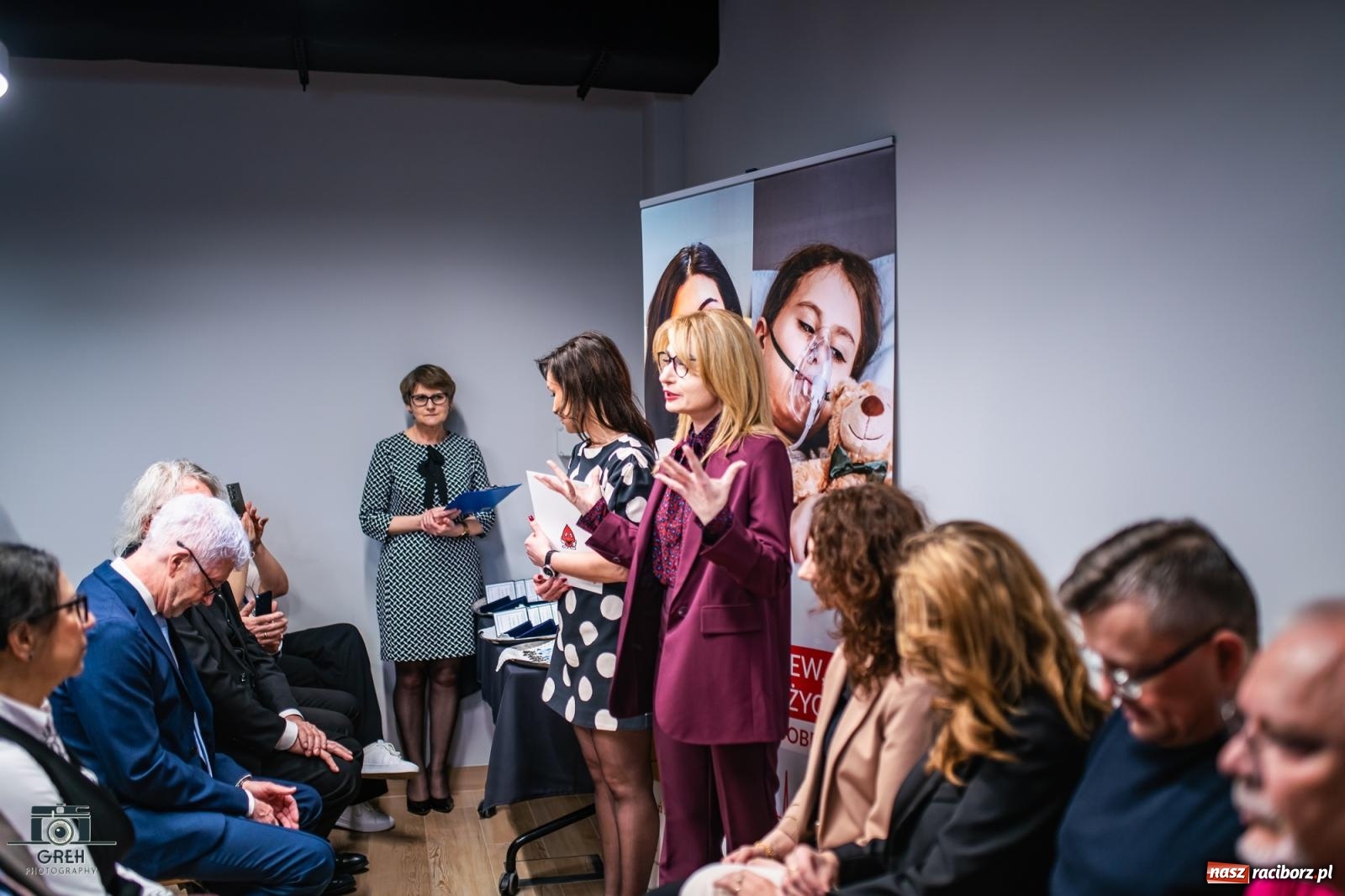 Zdjęcie w galerii na portalu naszraciborz.pl: 25 bohaterów uhonorowanych. Akcja krwiodawstwa z zielonym akcentem w Raciborzu [FOTO i WIDEO] wiadomości z regionu