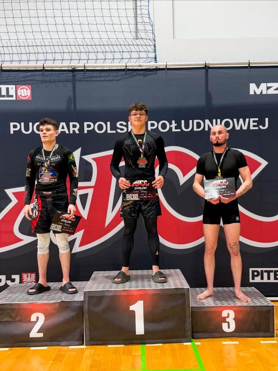 Zdjęcie w galerii na portalu naszraciborz.pl: Medalowe zdobycze Łamatora na Pucharze Polski Południowej ADCC wiadomości z regionu