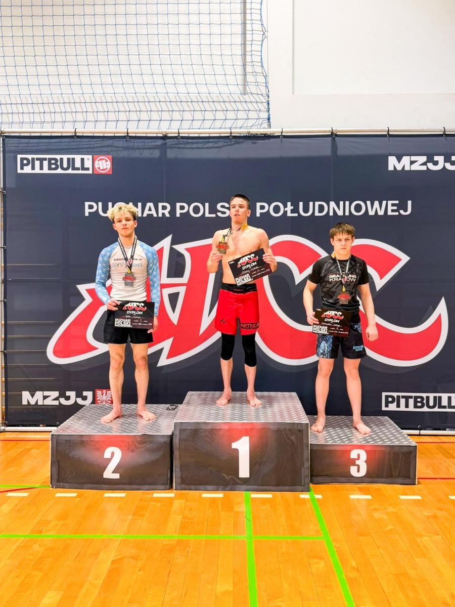 Zdjęcie w galerii na portalu naszraciborz.pl: Medalowe zdobycze Łamatora na Pucharze Polski Południowej ADCC wiadomości z regionu