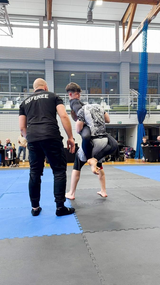 Zdjęcie w galerii na portalu naszraciborz.pl: Medalowe zdobycze Łamatora na Pucharze Polski Południowej ADCC wiadomości z regionu