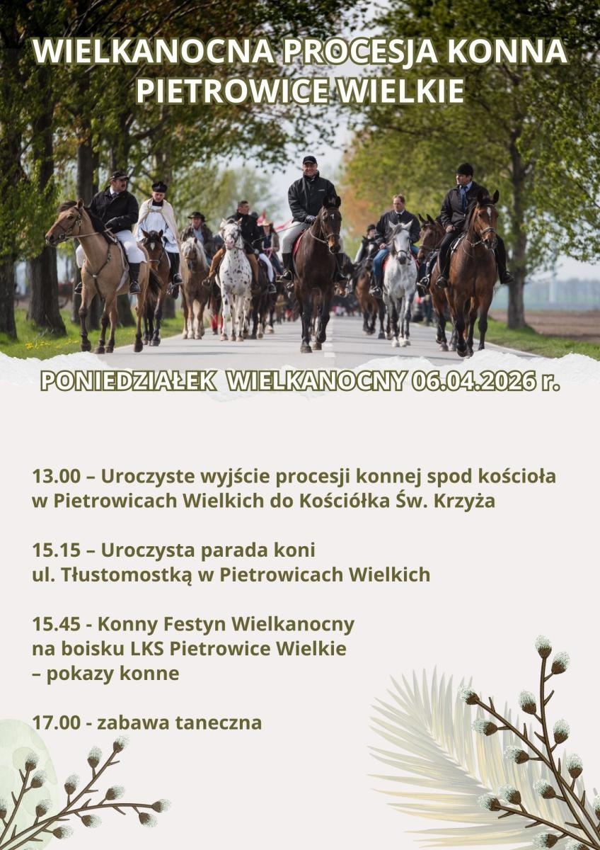 Zdjęcie w galerii na portalu naszraciborz.pl: Wielkanocne procesje konne w powiecie raciborskim. O czym trzeba wiedzieć? wiadomości z regionu