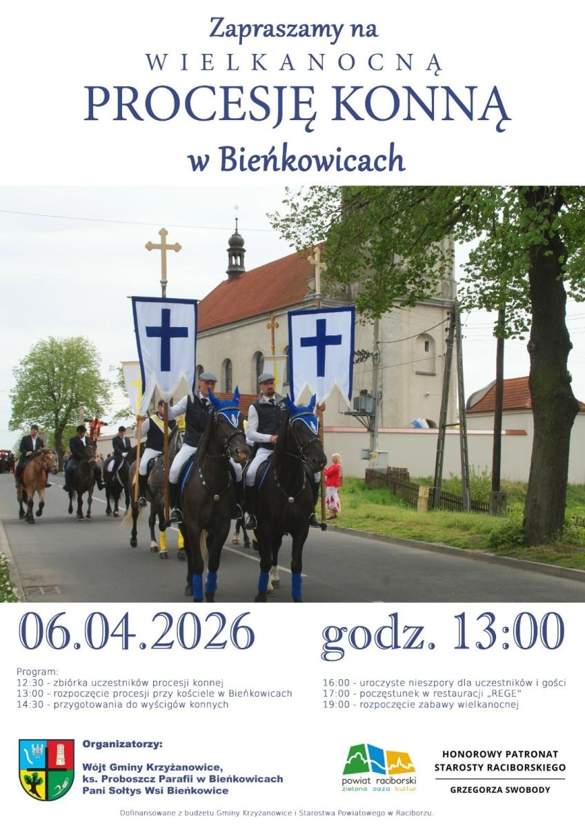 Zdjęcie w galerii na portalu naszraciborz.pl: Wielkanocne procesje konne w powiecie raciborskim. O czym trzeba wiedzieć? wiadomości z regionu