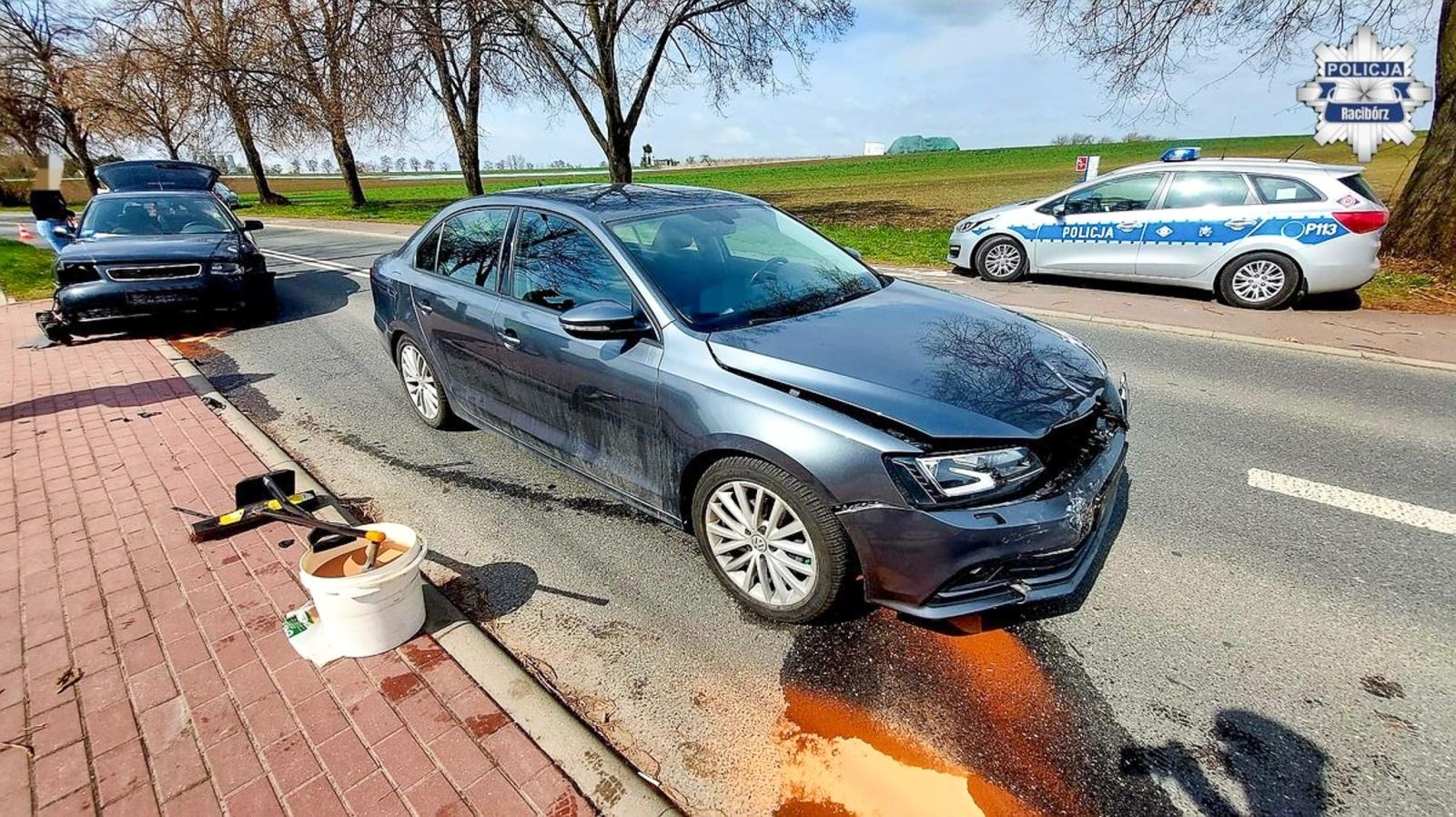 Zdjęcie w galerii na portalu naszraciborz.pl: Groźne zdarzenie na ulicy Ocickiej w Raciborzu wiadomości z regionu