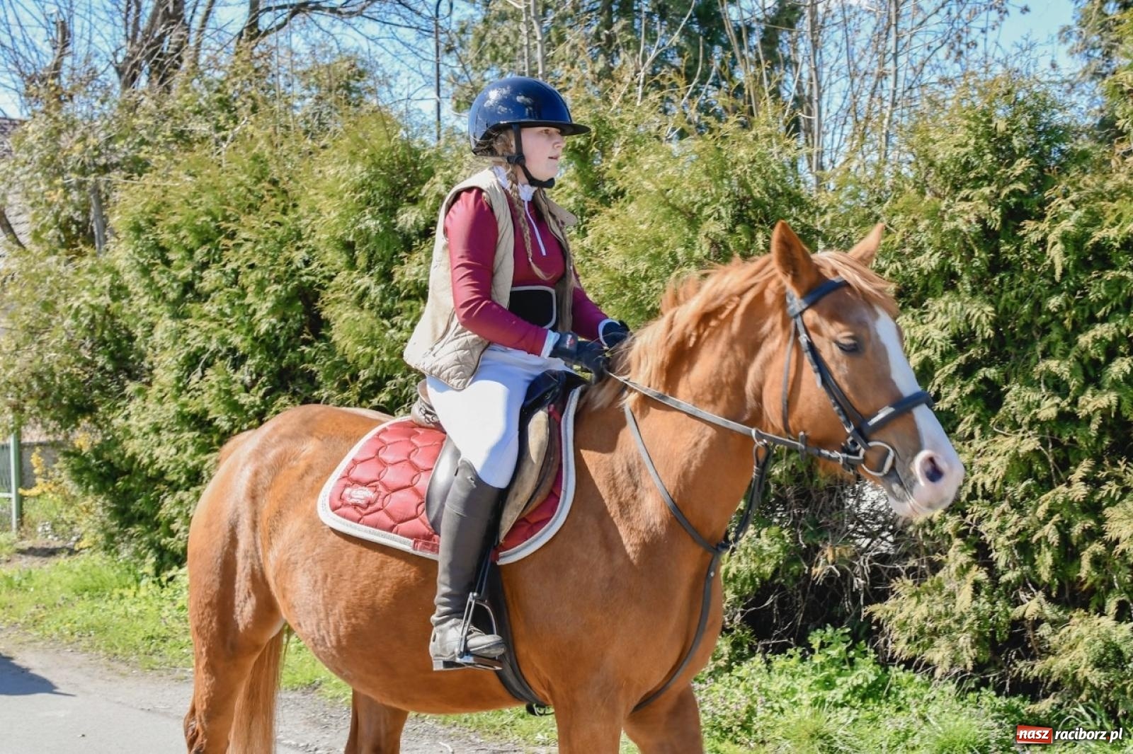 Zdjęcie w galerii na portalu naszraciborz.pl: Wielkanocna procesja konna w Zawadzie Książęcej przeszła polami trójwsi [FOTO i WIDEO] wiadomości z regionu