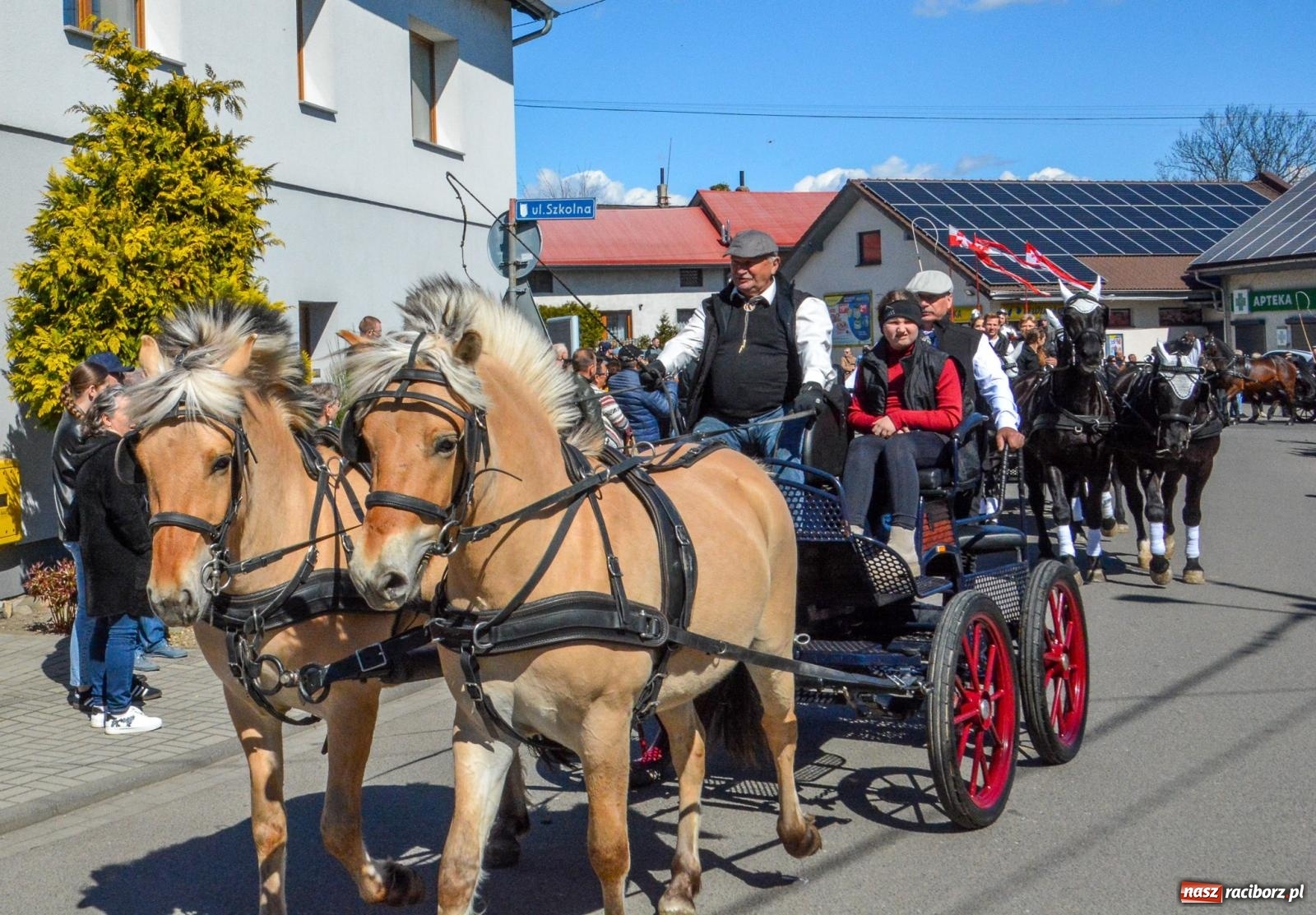 Zdjęcie w galerii na portalu naszraciborz.pl: Pietrowice Wielkie: 101 koni, policjanci w siodle i husaria - wielkanocna tradycja procesji błagalnej [FOTO i WIDEO] wiadomości z regionu