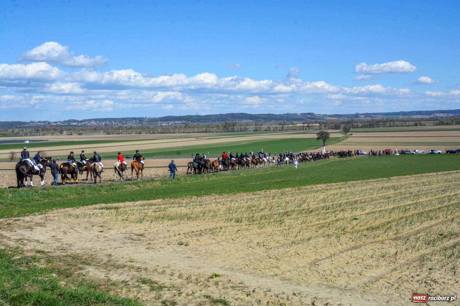 Zdjęcie w galerii na portalu naszraciborz.pl: Bieńkowice: średniowieczna tradycja wciąż żywa - ponad sto koni w procesji [FOTO i WIDEO] wiadomości z regionu