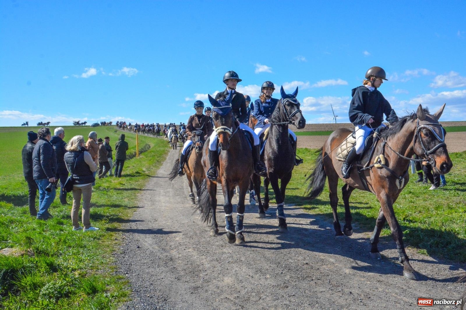 Zdjęcie w galerii na portalu naszraciborz.pl: Bieńkowice: średniowieczna tradycja wciąż żywa - ponad sto koni w procesji [FOTO i WIDEO] wiadomości z regionu