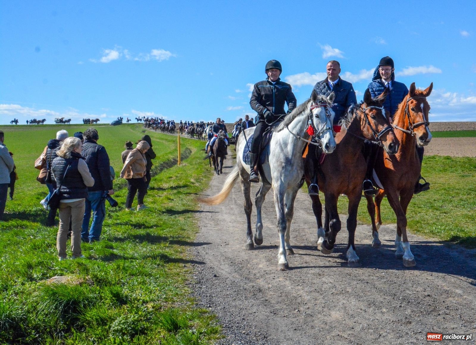 Zdjęcie w galerii na portalu naszraciborz.pl: Bieńkowice: średniowieczna tradycja wciąż żywa - ponad sto koni w procesji [FOTO i WIDEO] wiadomości z regionu
