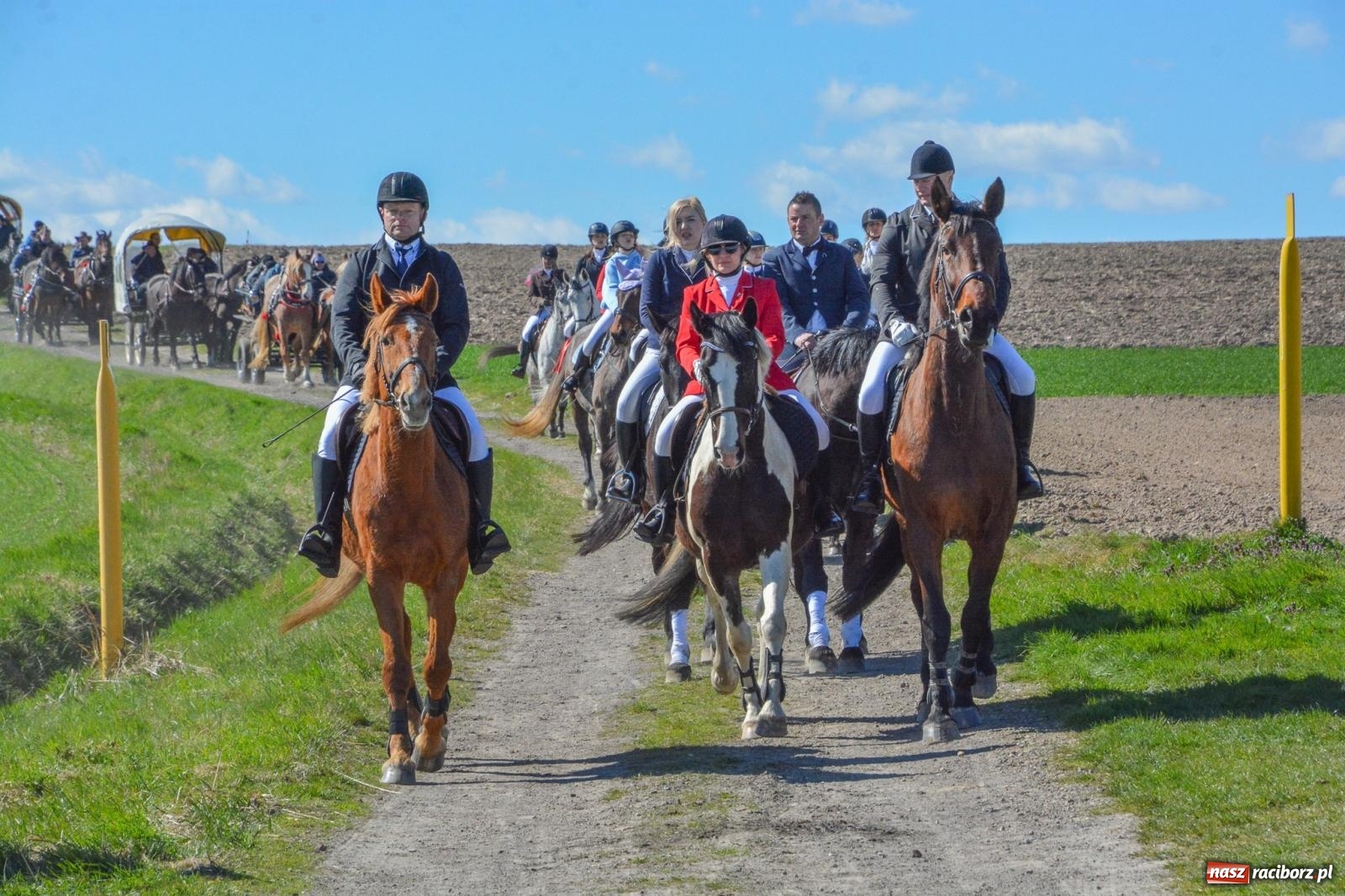 Zdjęcie w galerii na portalu naszraciborz.pl: Bieńkowice: średniowieczna tradycja wciąż żywa - ponad sto koni w procesji [FOTO i WIDEO] wiadomości z regionu