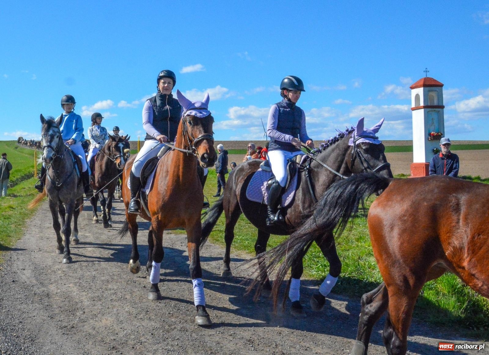 Zdjęcie w galerii na portalu naszraciborz.pl: Bieńkowice: średniowieczna tradycja wciąż żywa - ponad sto koni w procesji [FOTO i WIDEO] wiadomości z regionu
