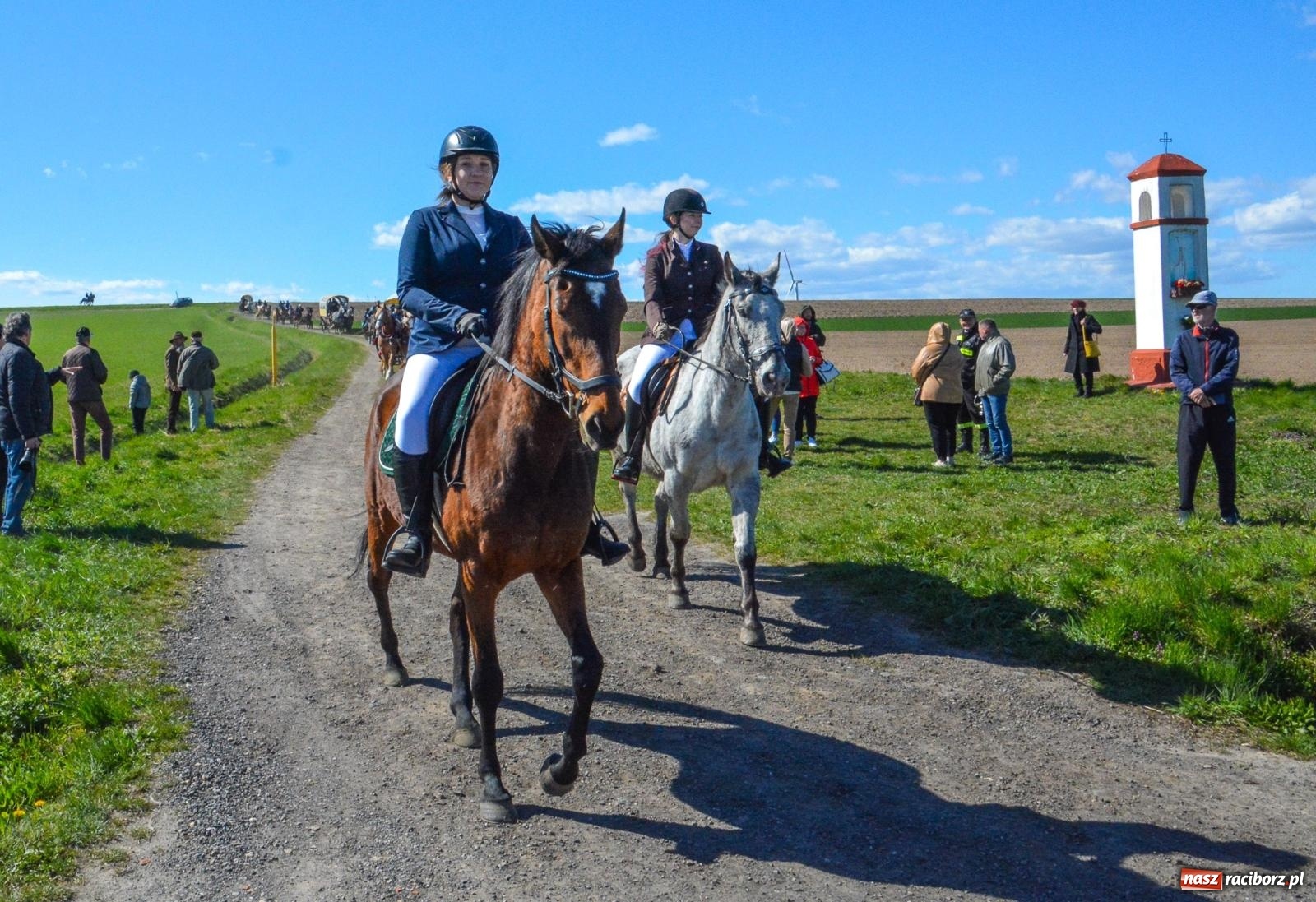Zdjęcie w galerii na portalu naszraciborz.pl: Bieńkowice: średniowieczna tradycja wciąż żywa - ponad sto koni w procesji [FOTO i WIDEO] wiadomości z regionu
