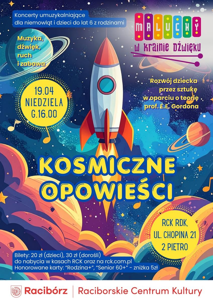 Zdjęcie w galerii na portalu naszraciborz.pl: Od Śnieżki po Kosmiczne Opowieści. Maluchy w krainie dźwięku zapraszają na koncert wiadomości z regionu