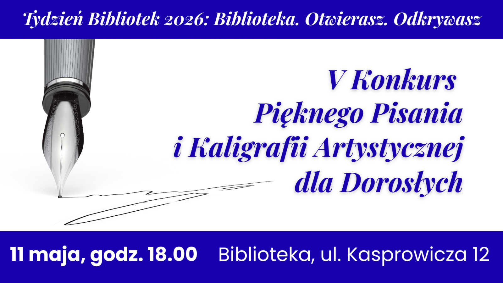 Zdjęcie w galerii na portalu naszraciborz.pl: Weź udział w V Konkursie Pięknego Pisania i Kaligrafii Artystycznej dla dorosłych  wiadomości z regionu