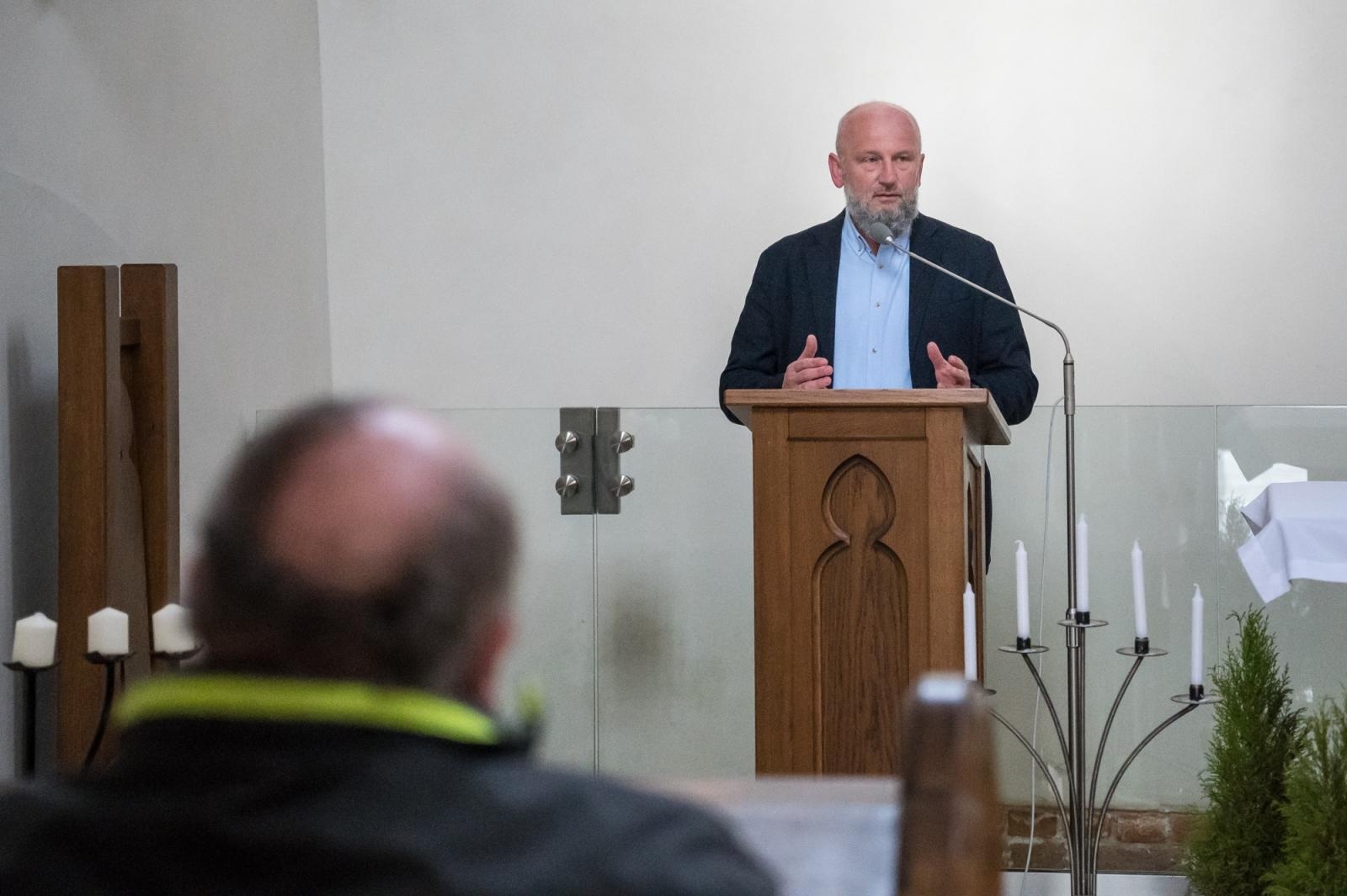 Zdjęcie w galerii na portalu naszraciborz.pl: Krzyżacy w Raciborzu. Msza św. w kaplicy zamkowej nawiązała do historii księcia Mieszka wiadomości z regionu