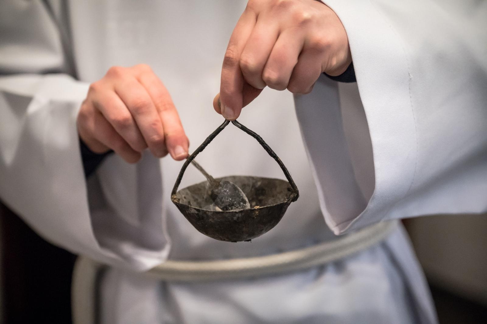 Zdjęcie w galerii na portalu naszraciborz.pl: Krzyżacy w Raciborzu. Msza św. w kaplicy zamkowej nawiązała do historii księcia Mieszka wiadomości z regionu