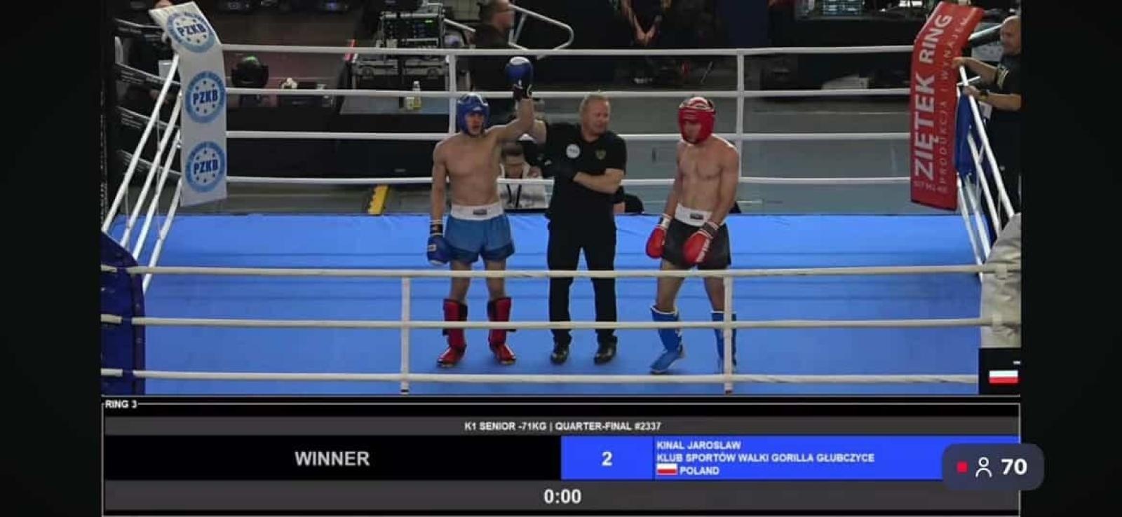 Zdjęcie w galerii na portalu naszraciborz.pl: Medalowe żniwa w Mysłowicach: Fijałkowska i Kinal na podium Mistrzostw Polski K-1 wiadomości z regionu