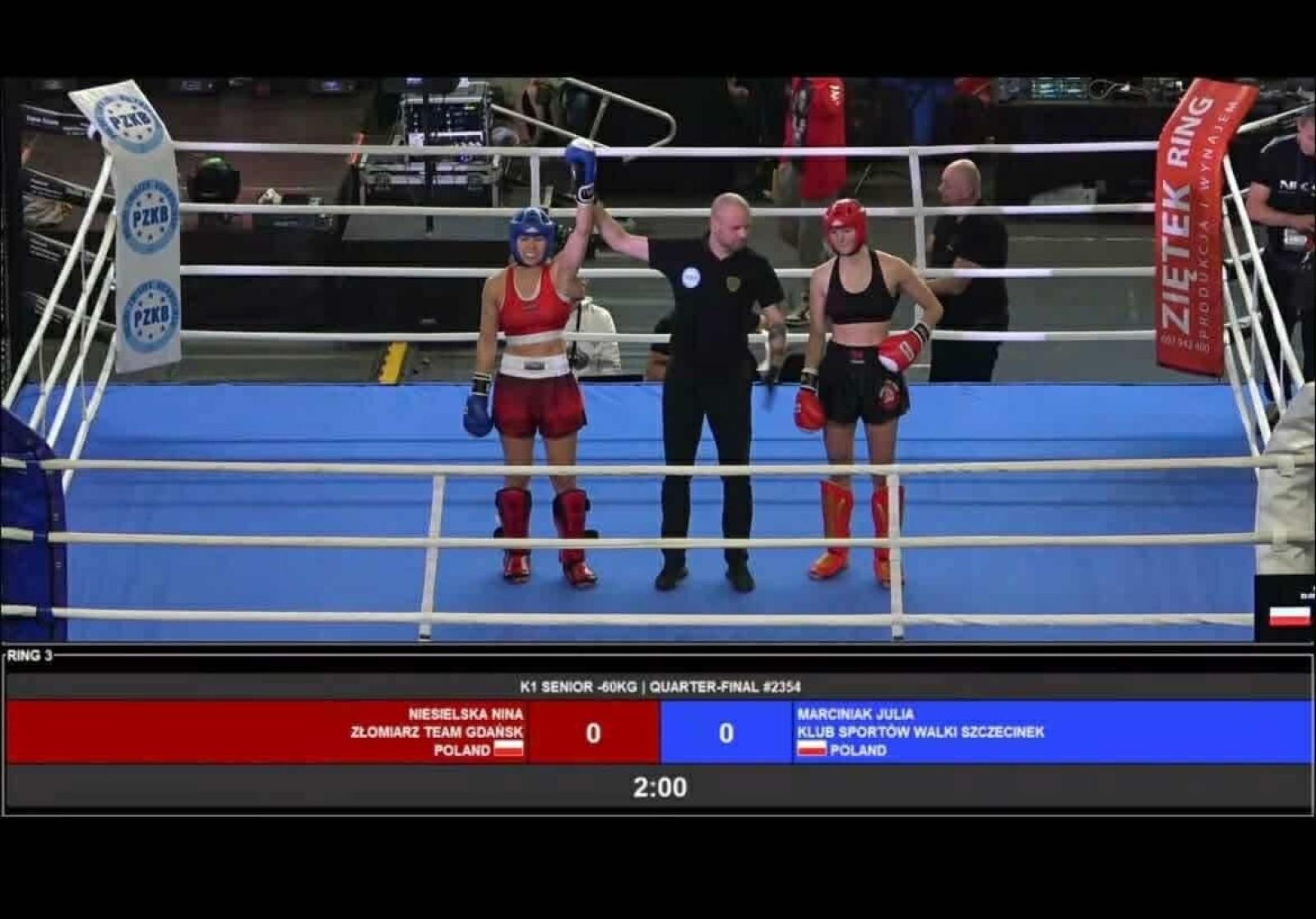 Zdjęcie w galerii na portalu naszraciborz.pl: Medalowe żniwa w Mysłowicach: Fijałkowska i Kinal na podium Mistrzostw Polski K-1 wiadomości z regionu