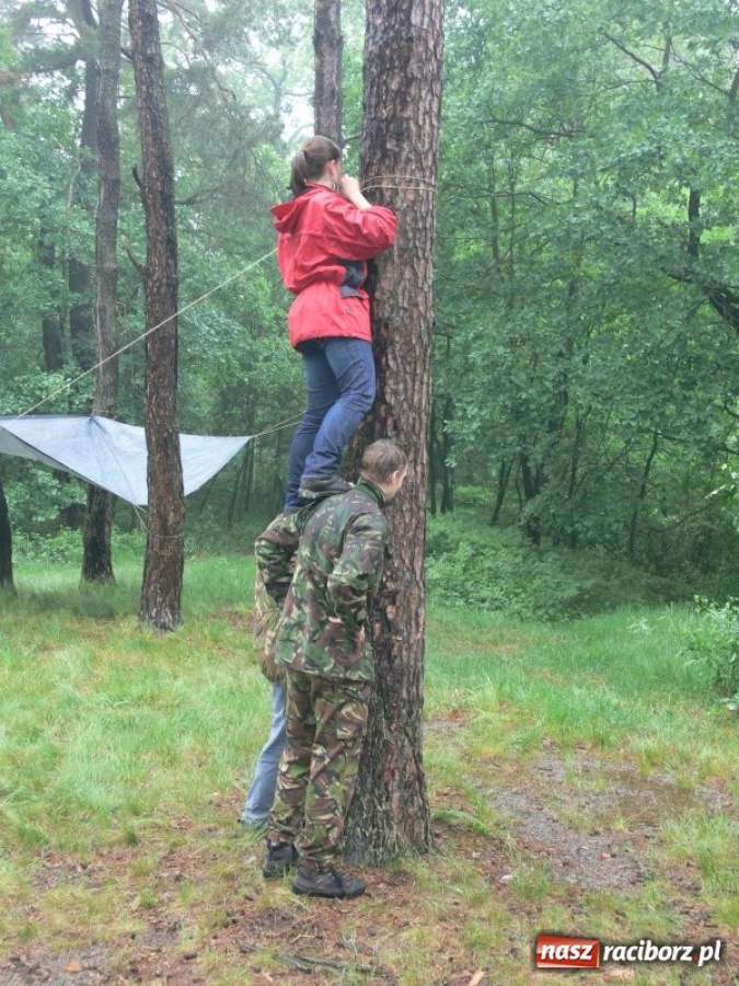 Zdjęcie w galerii na portalu naszraciborz.pl: Biwak w szymocickim lesie wiadomości z regionu