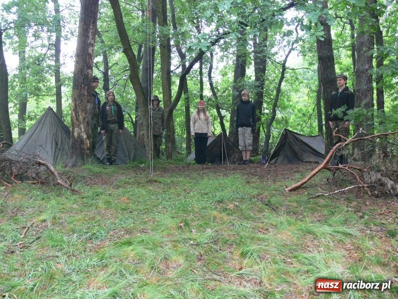 Zdjęcie w galerii na portalu naszraciborz.pl: Biwak w szymocickim lesie wiadomości z regionu