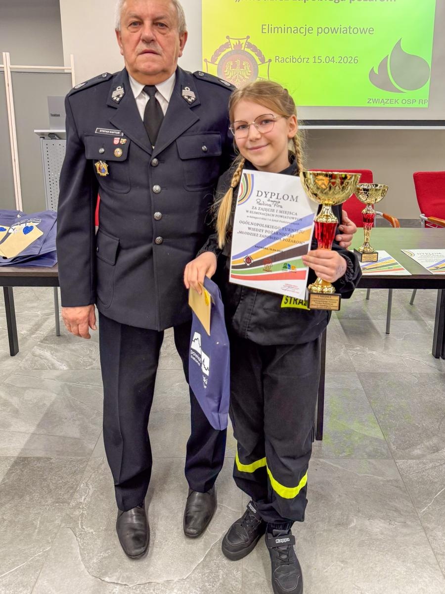 Zdjęcie w galerii na portalu naszraciborz.pl: Wiedza pożarnicza bez tajemnic. Powiatowy turniej Młodzież Zapobiega Pożarom na Zamku Piastowskim wiadomości z regionu