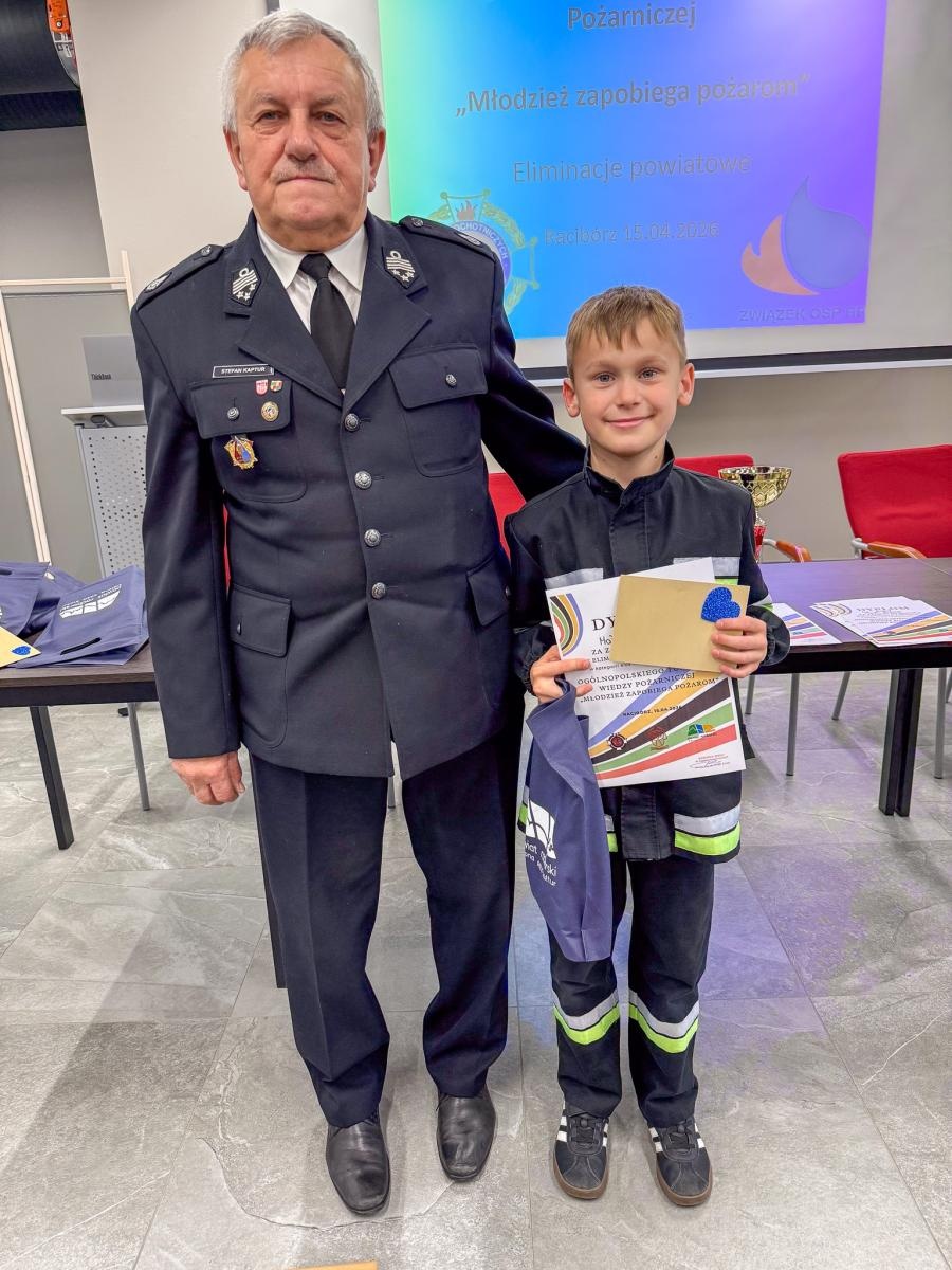 Zdjęcie w galerii na portalu naszraciborz.pl: Wiedza pożarnicza bez tajemnic. Powiatowy turniej Młodzież Zapobiega Pożarom na Zamku Piastowskim wiadomości z regionu