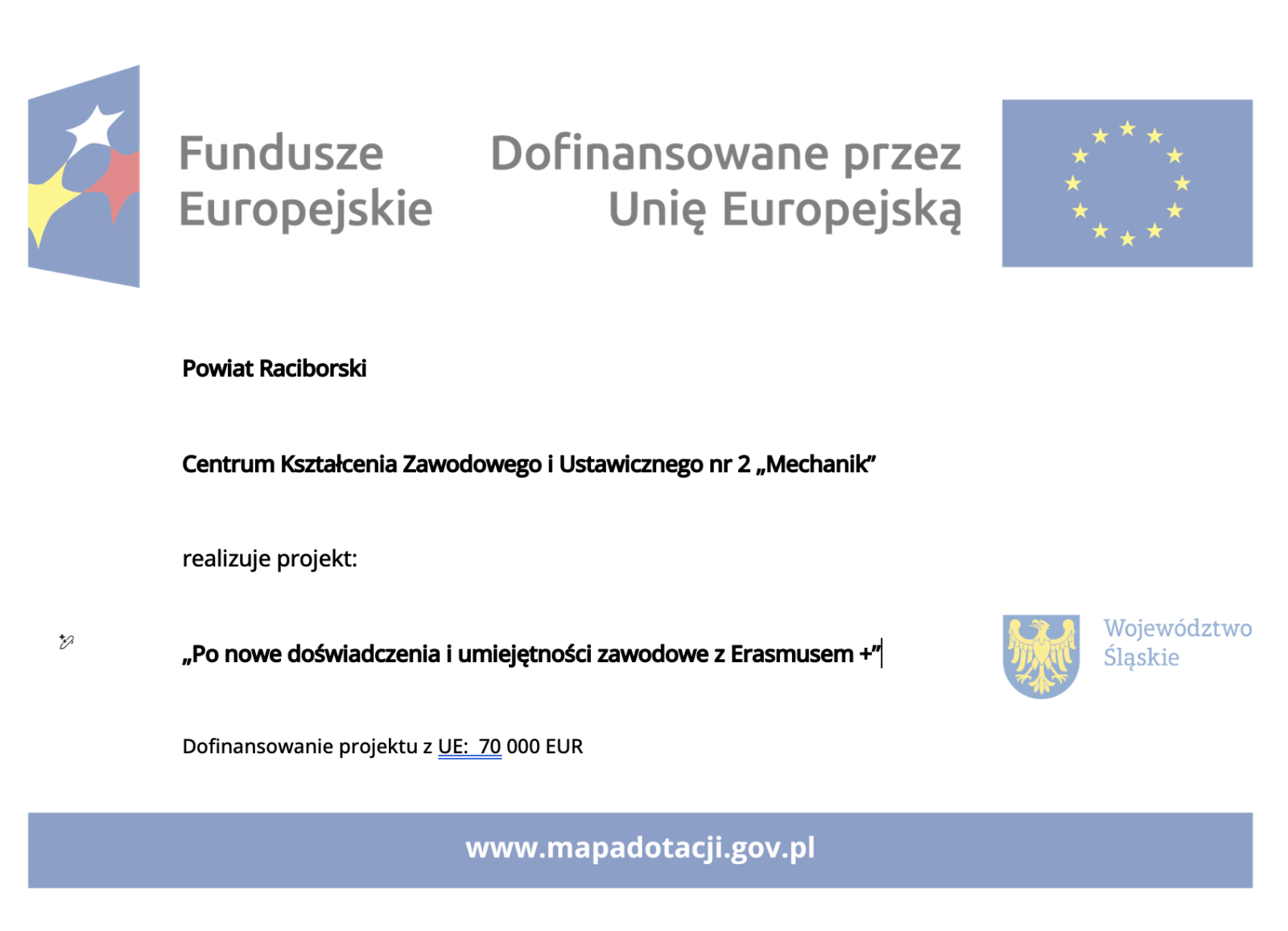 Zdjęcie w galerii na portalu naszraciborz.pl: Fundusze Europejskie otwierają nowe możliwości – Mechanicy z Raciborza podbijają Czechy wiadomości z regionu