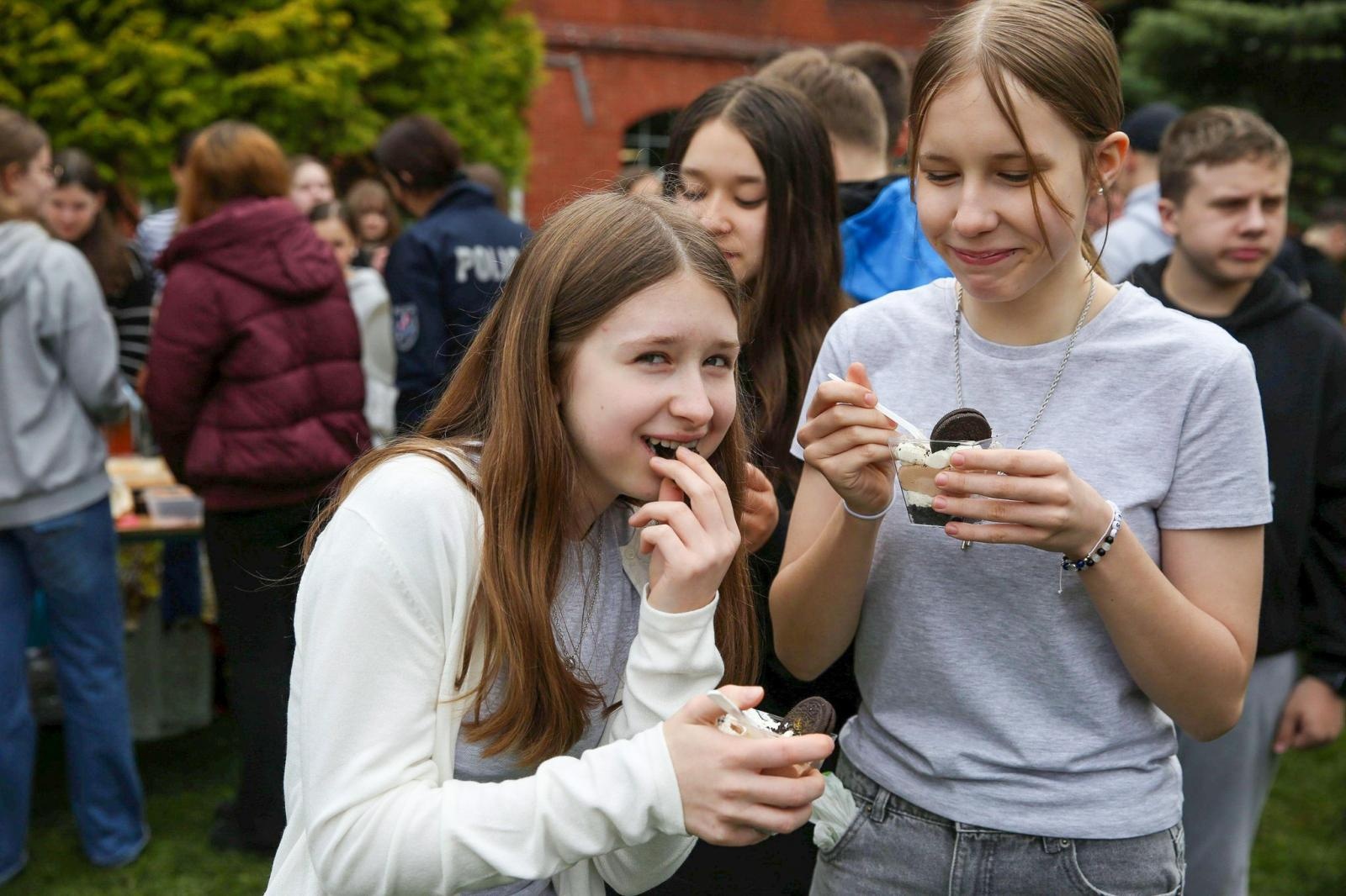 Zdjęcie w galerii na portalu naszraciborz.pl: Śniadanie Mistrzów w Raciborzu. Sport, zdrowie i wspólnota szkolna [WIDEO] wiadomości z regionu