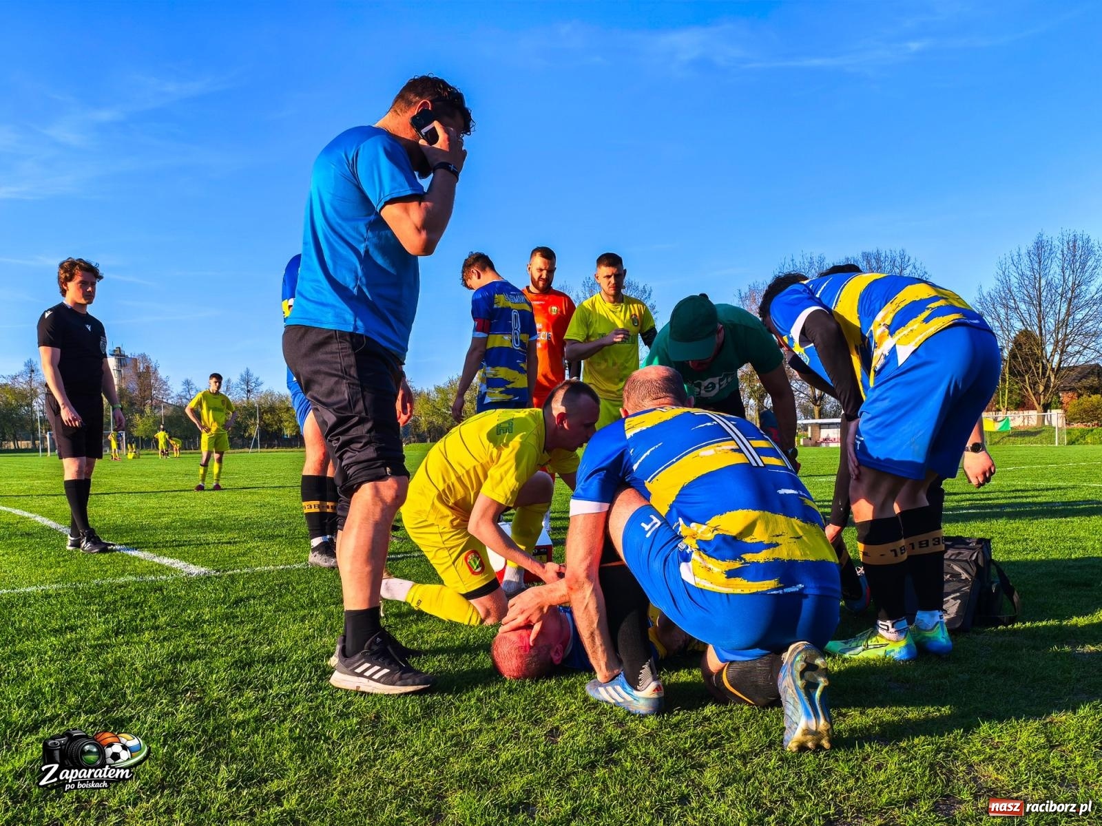 Zdjęcie w galerii na portalu naszraciborz.pl: Walczyli dzielnie, przegrali na finiszu. Poważna kontuzja gracza Gamowa [FOTO] wiadomości z regionu
