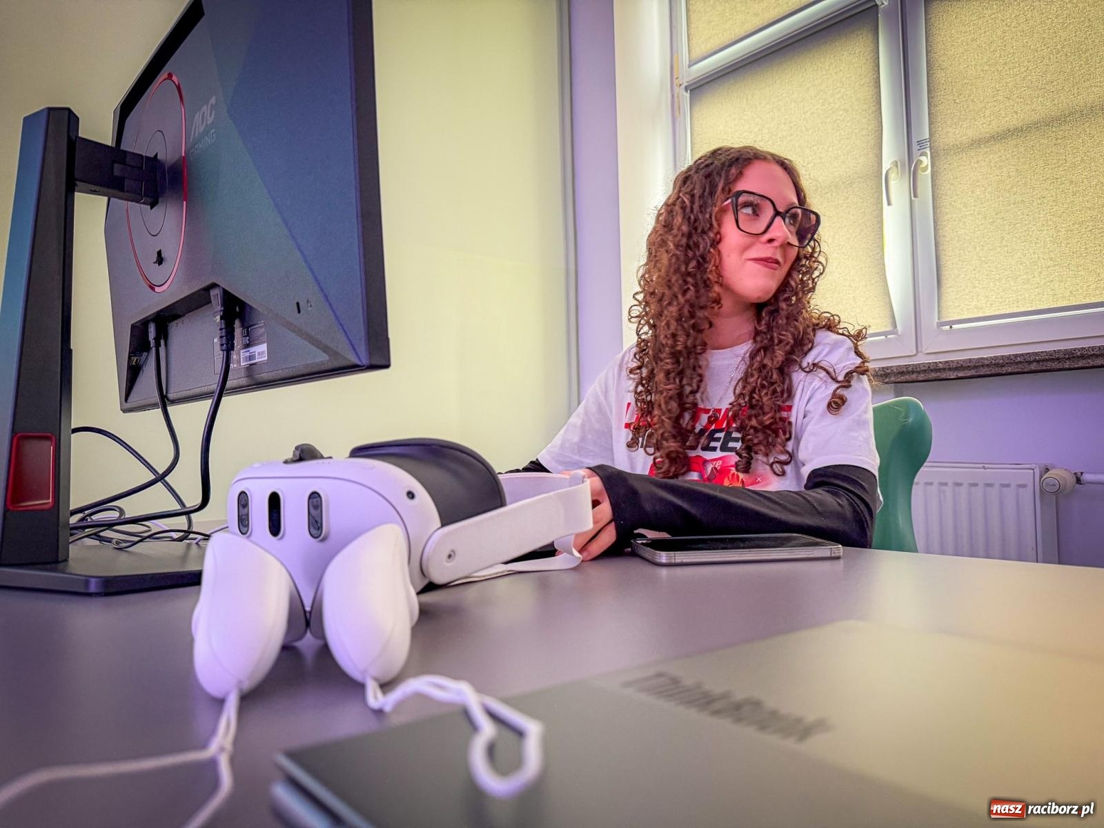 Zdjęcie w galerii na portalu naszraciborz.pl: O krok przed innymi. W CKZiU nr 1 działa pracownia wirtualnej rzeczywistości wiadomości z regionu