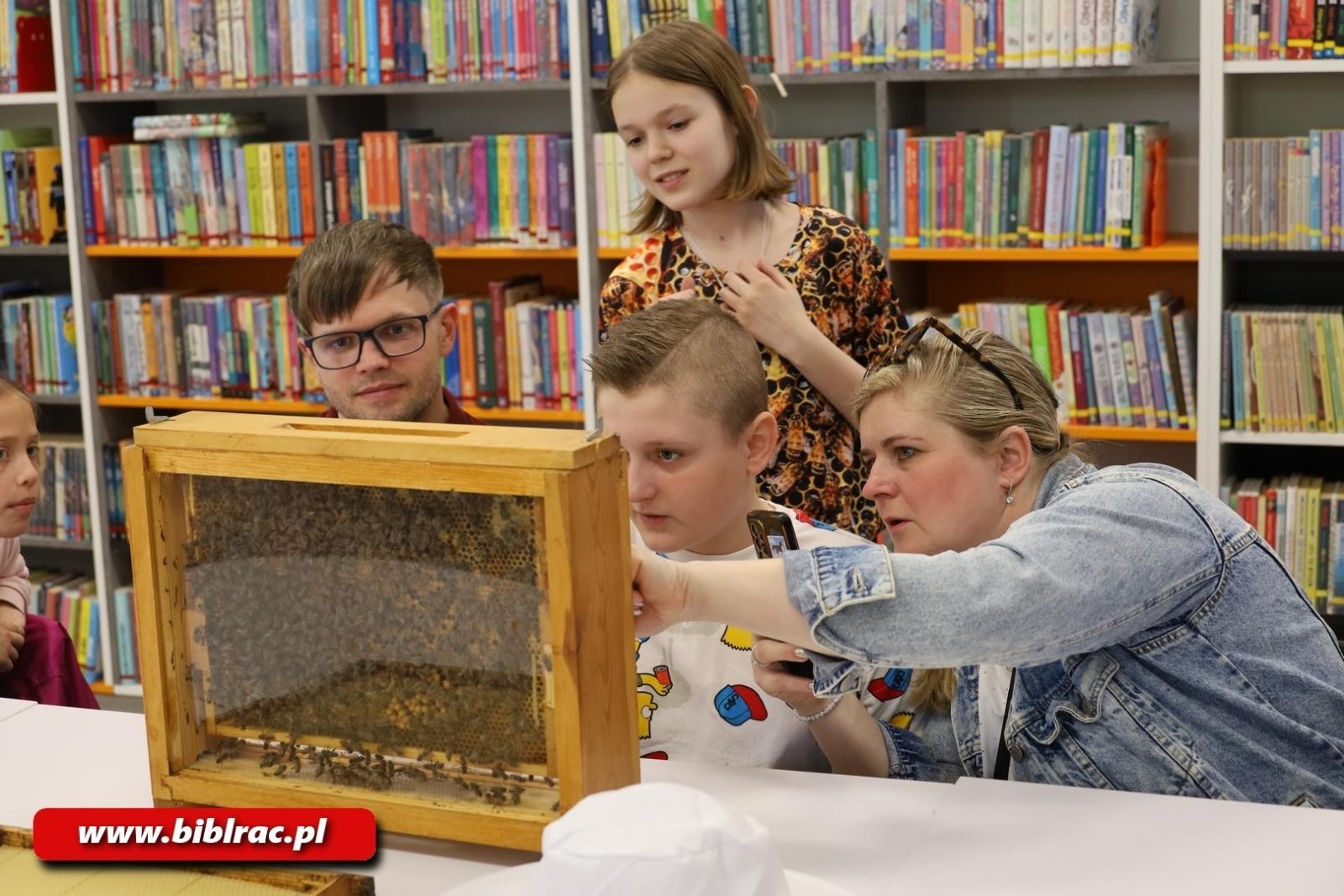 Zdjęcie w galerii na portalu naszraciborz.pl: Tajemnice pszczół odkryte w Klubie Ojca w raciborskiej bibliotece wiadomości z regionu