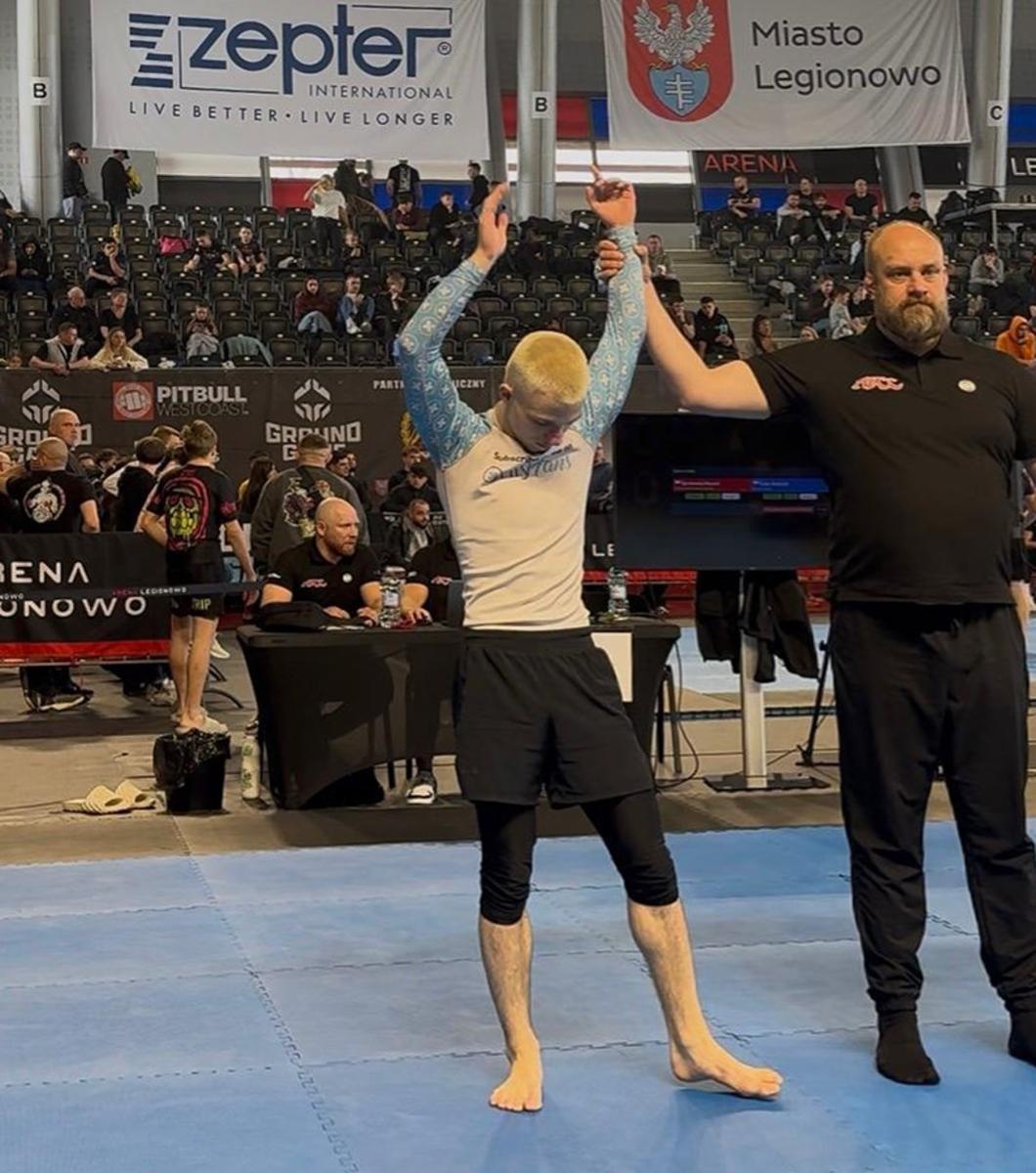 Zdjęcie w galerii na portalu naszraciborz.pl: Jakub Bończyk wicemistrzem Polski ADCC wśród seniorów wiadomości z regionu