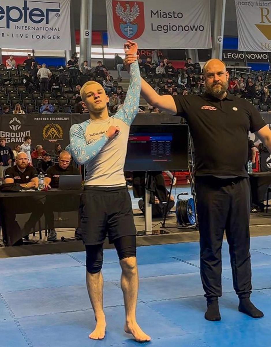 Zdjęcie w galerii na portalu naszraciborz.pl: Jakub Bończyk wicemistrzem Polski ADCC wśród seniorów wiadomości z regionu