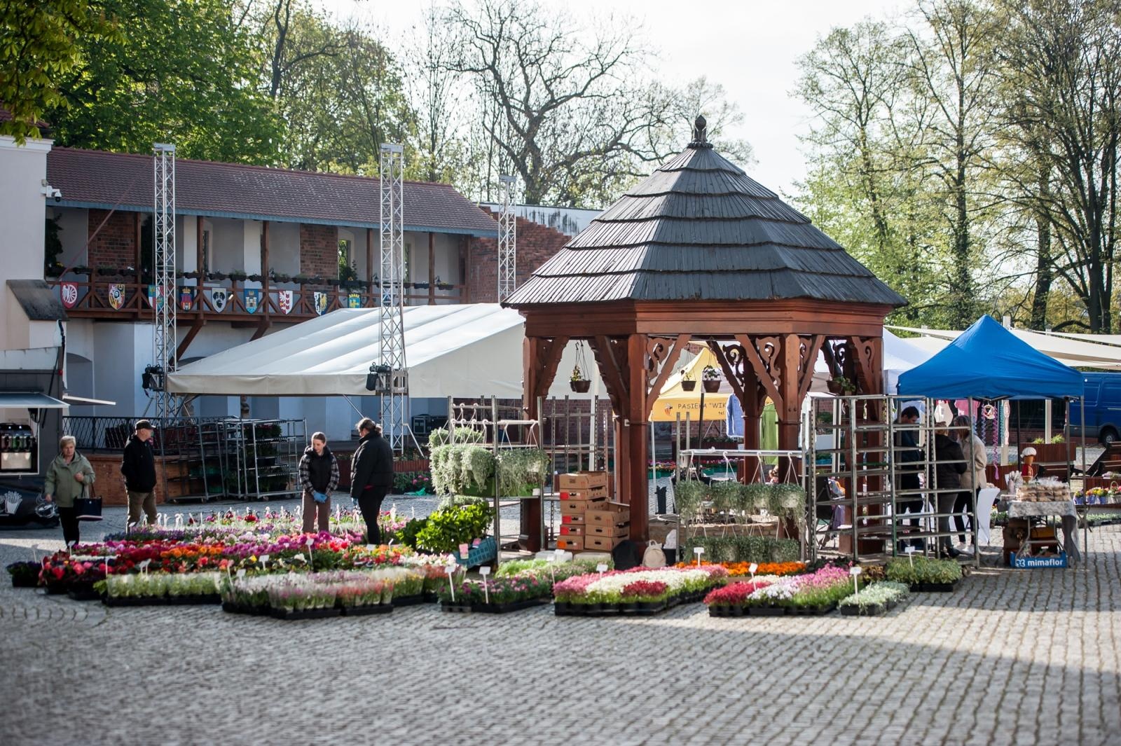 Zdjęcie w galerii na portalu naszraciborz.pl: Ruszył wiosenny jarmark na Zamku Piastowskim w Raciborzu wiadomości z regionu