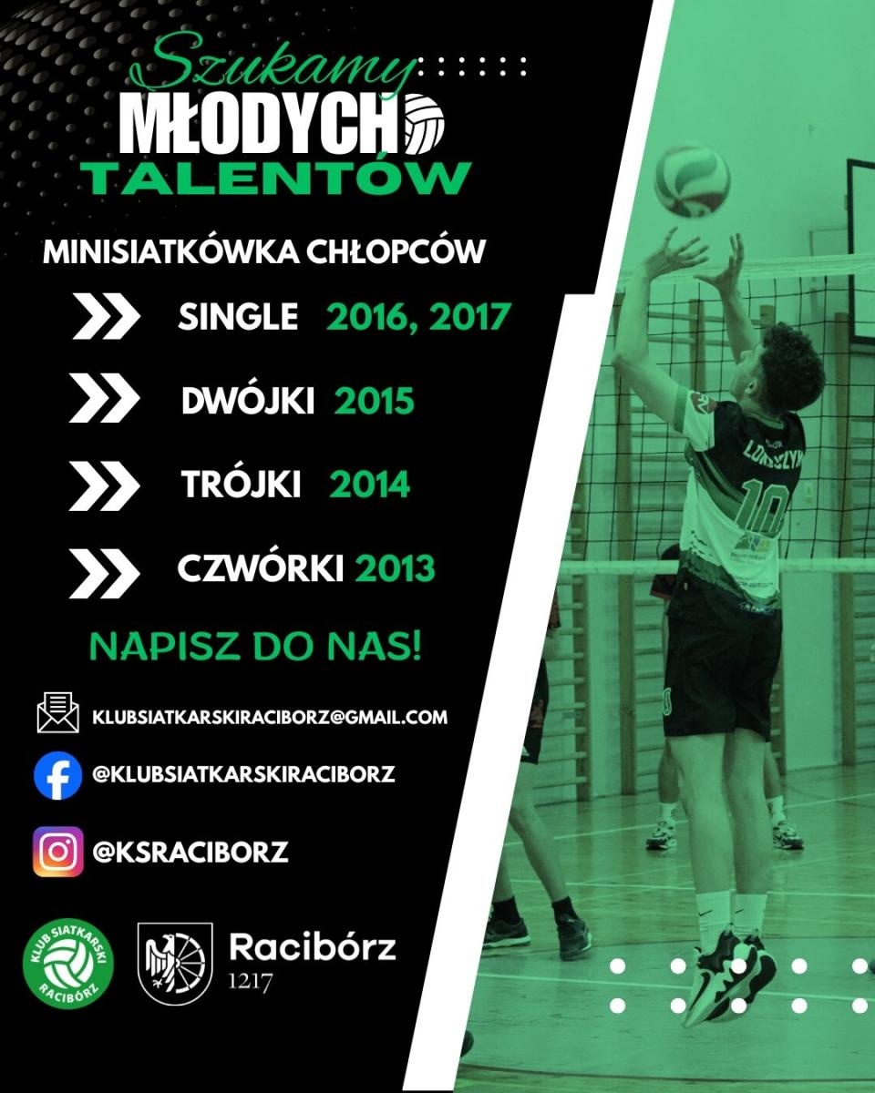 Zdjęcie w galerii na portalu naszraciborz.pl: Pierwszy krok do sportowej pasji. Nabór do Klubu Siatkarskiego Racibórz wiadomości z regionu