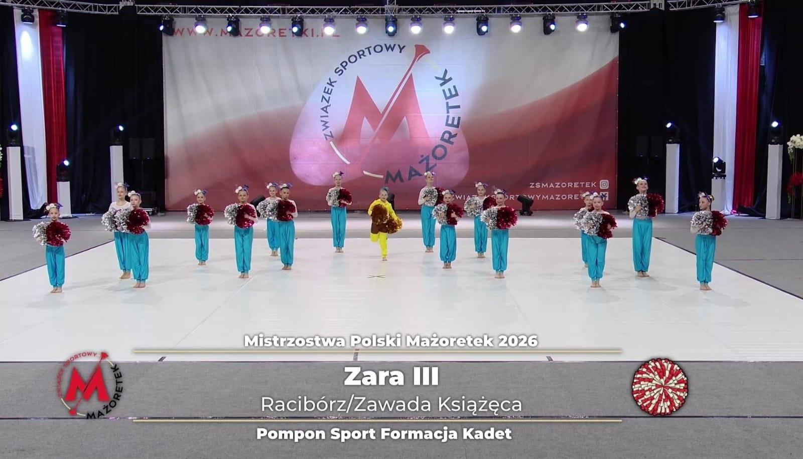Zdjęcie w galerii na portalu naszraciborz.pl: Zwycięstwo mażoretek ZARA na Mistrzostwach Polski nominacją do Mistrzostw Europy wiadomości z regionu