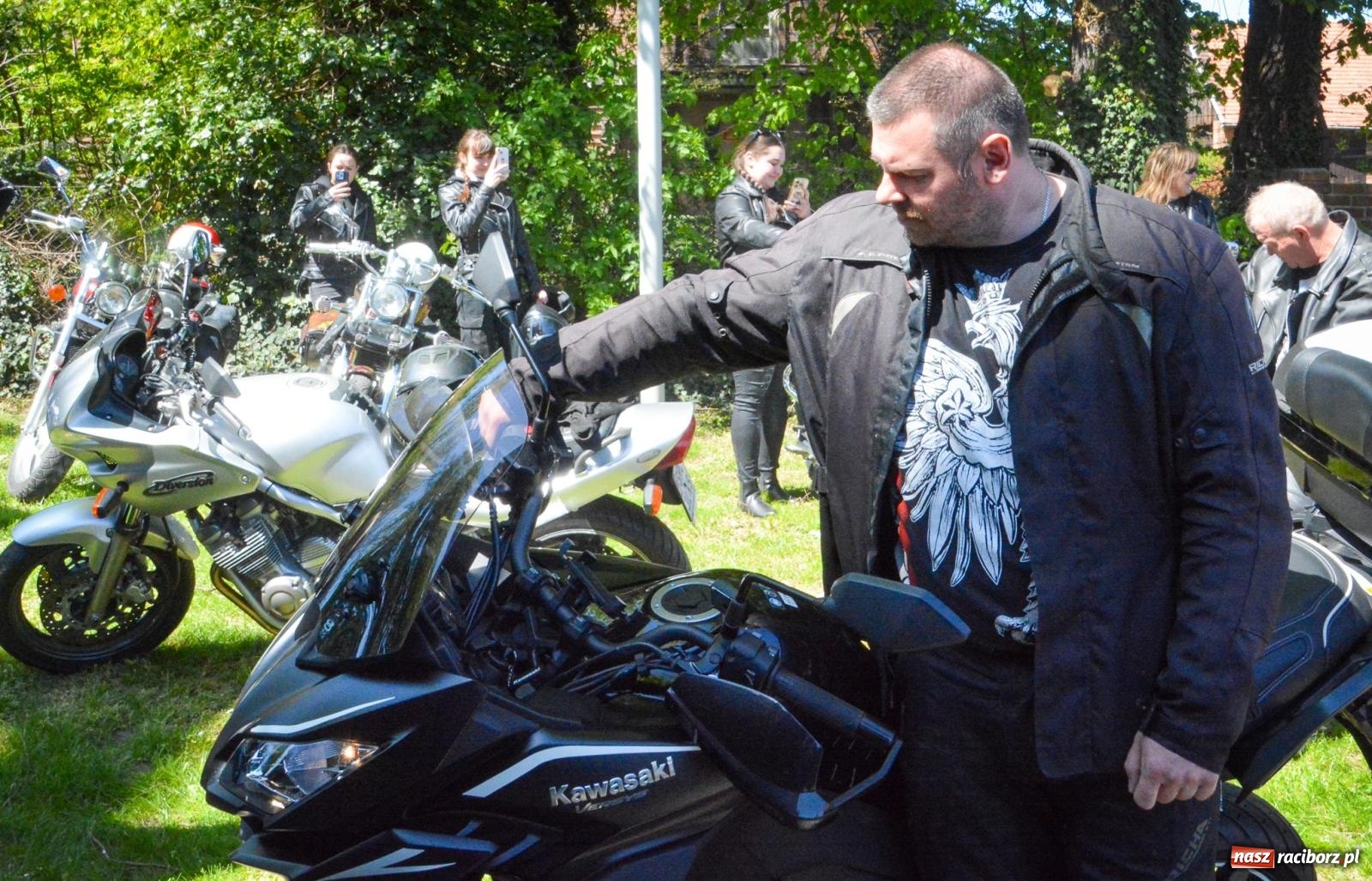 Zdjęcie w galerii na portalu naszraciborz.pl: Rozpoczęcie sezonu motocyklowego w Raciborzu [FOTO i WIDEO] wiadomości z regionu