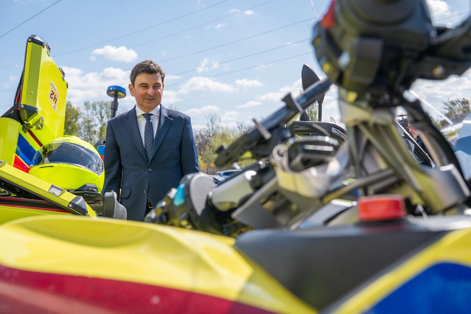 Zdjęcie w galerii na portalu naszraciborz.pl: Motoambulanse w systemie ratownictwa. Nowelizacja ustawy zwiększy szybkość reakcji służb wiadomości z regionu