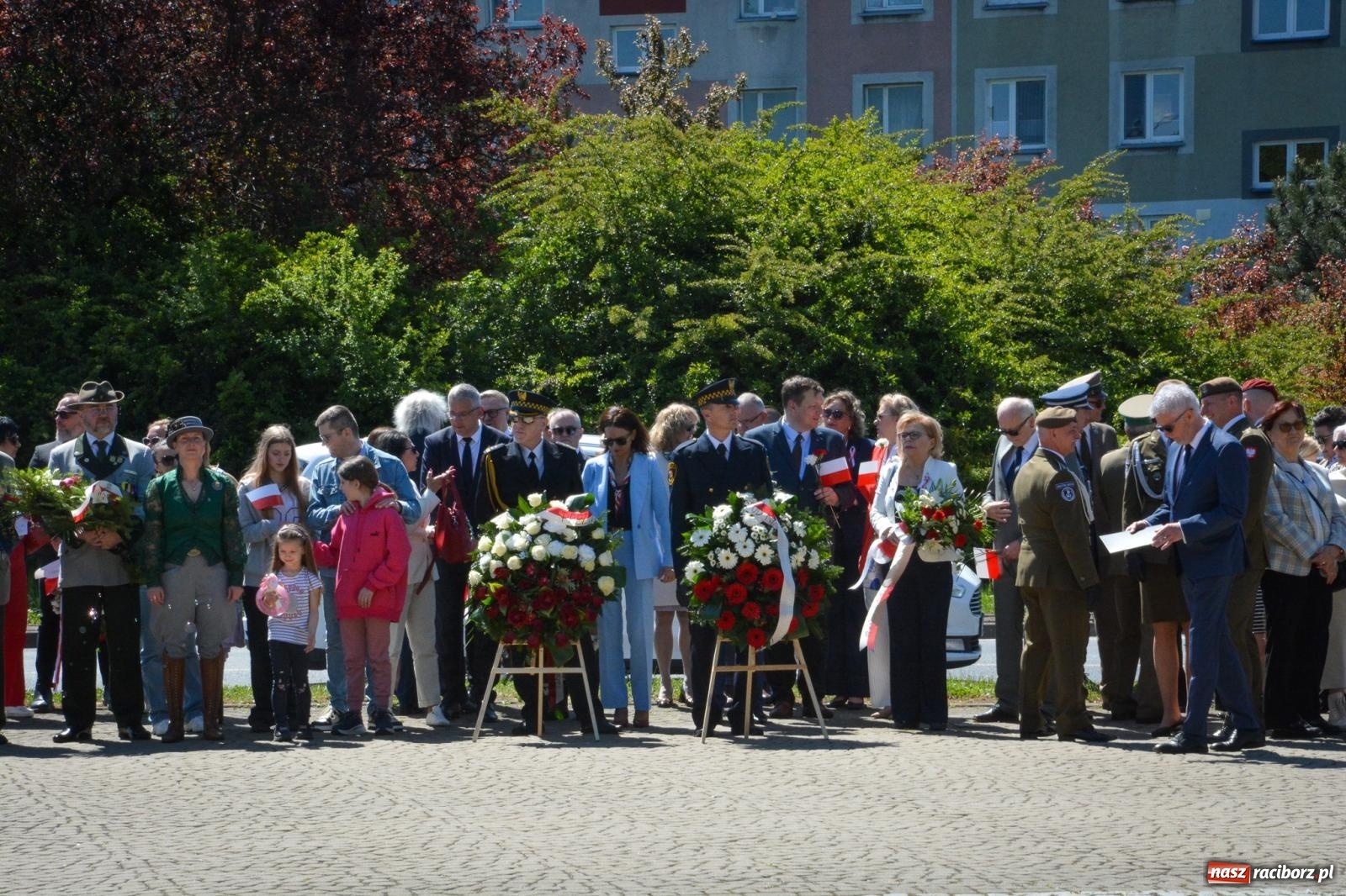 Zdjęcie w galerii na portalu naszraciborz.pl: Obchody Święta Narodowego Trzeciego Maja w Raciborzu [FOTO i WIDEO] wiadomości z regionu