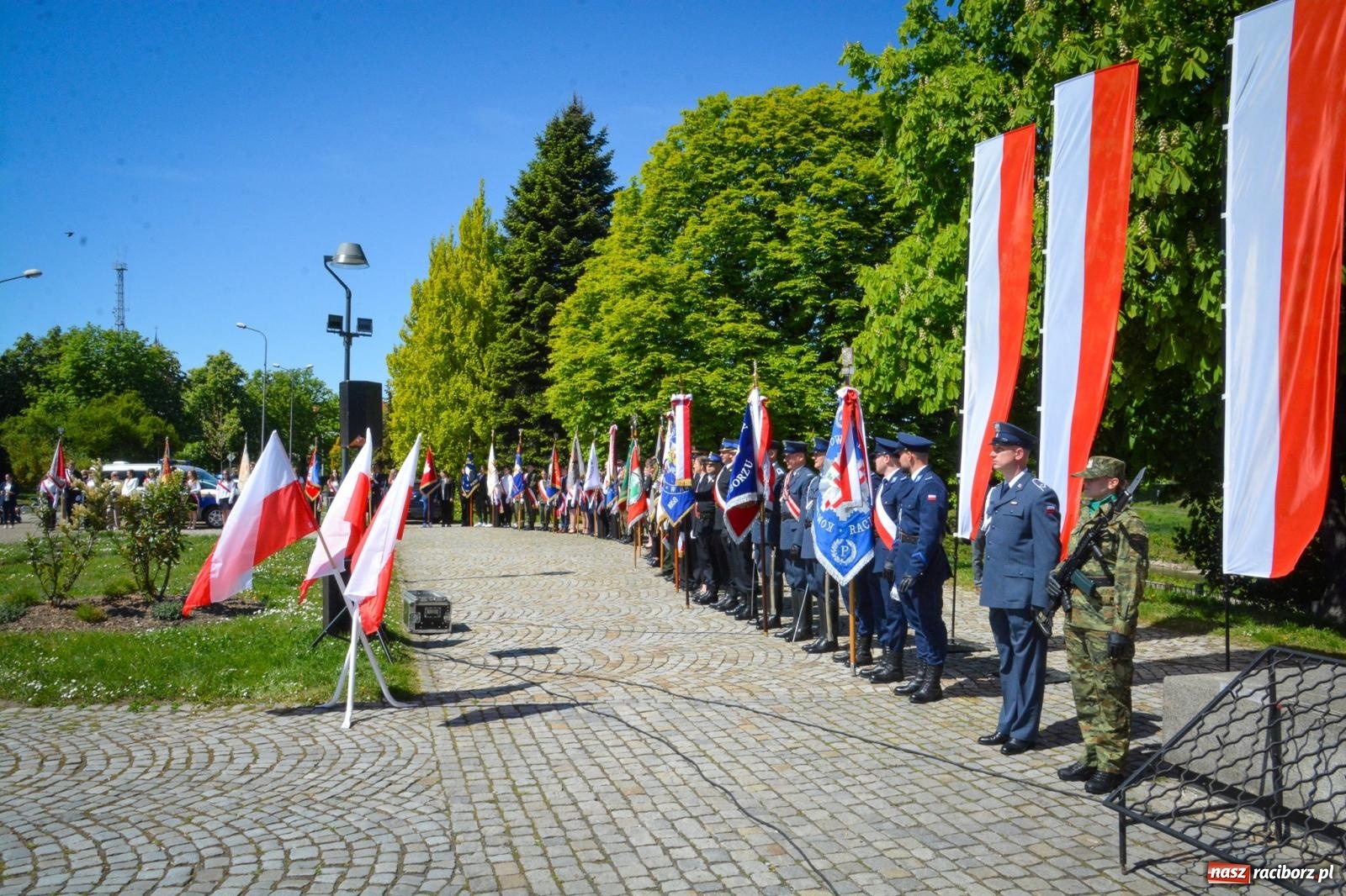 Zdjęcie w galerii na portalu naszraciborz.pl: Obchody Święta Narodowego Trzeciego Maja w Raciborzu [FOTO i WIDEO] wiadomości z regionu