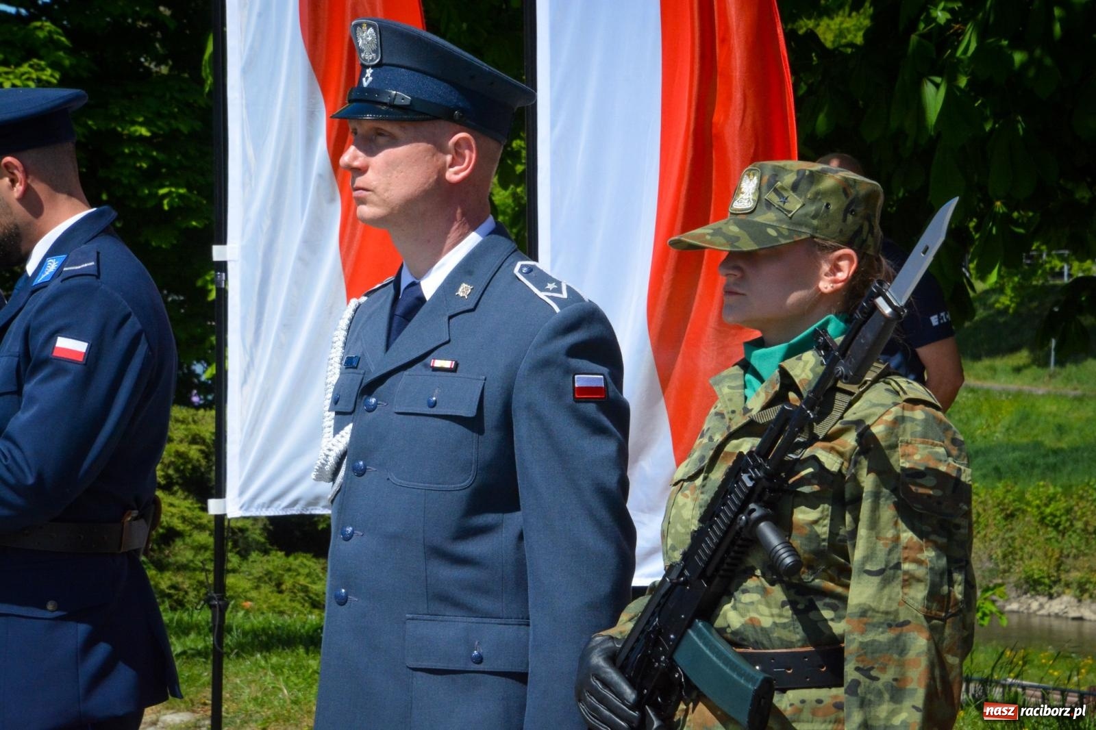 Zdjęcie w galerii na portalu naszraciborz.pl: Obchody Święta Narodowego Trzeciego Maja w Raciborzu [FOTO i WIDEO] wiadomości z regionu