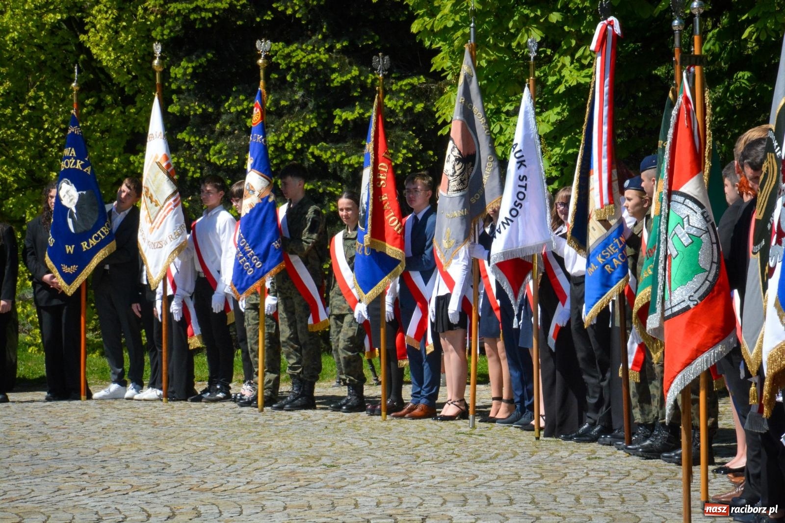 Zdjęcie w galerii na portalu naszraciborz.pl: Obchody Święta Narodowego Trzeciego Maja w Raciborzu [FOTO i WIDEO] wiadomości z regionu