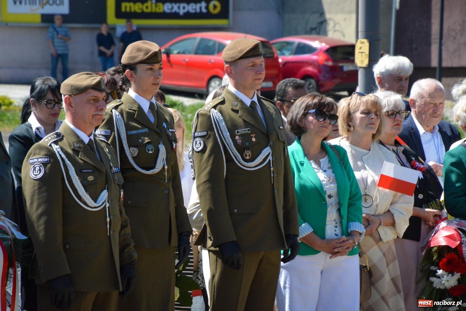 Zdjęcie w galerii na portalu naszraciborz.pl: Obchody Święta Narodowego Trzeciego Maja w Raciborzu [FOTO i WIDEO] wiadomości z regionu