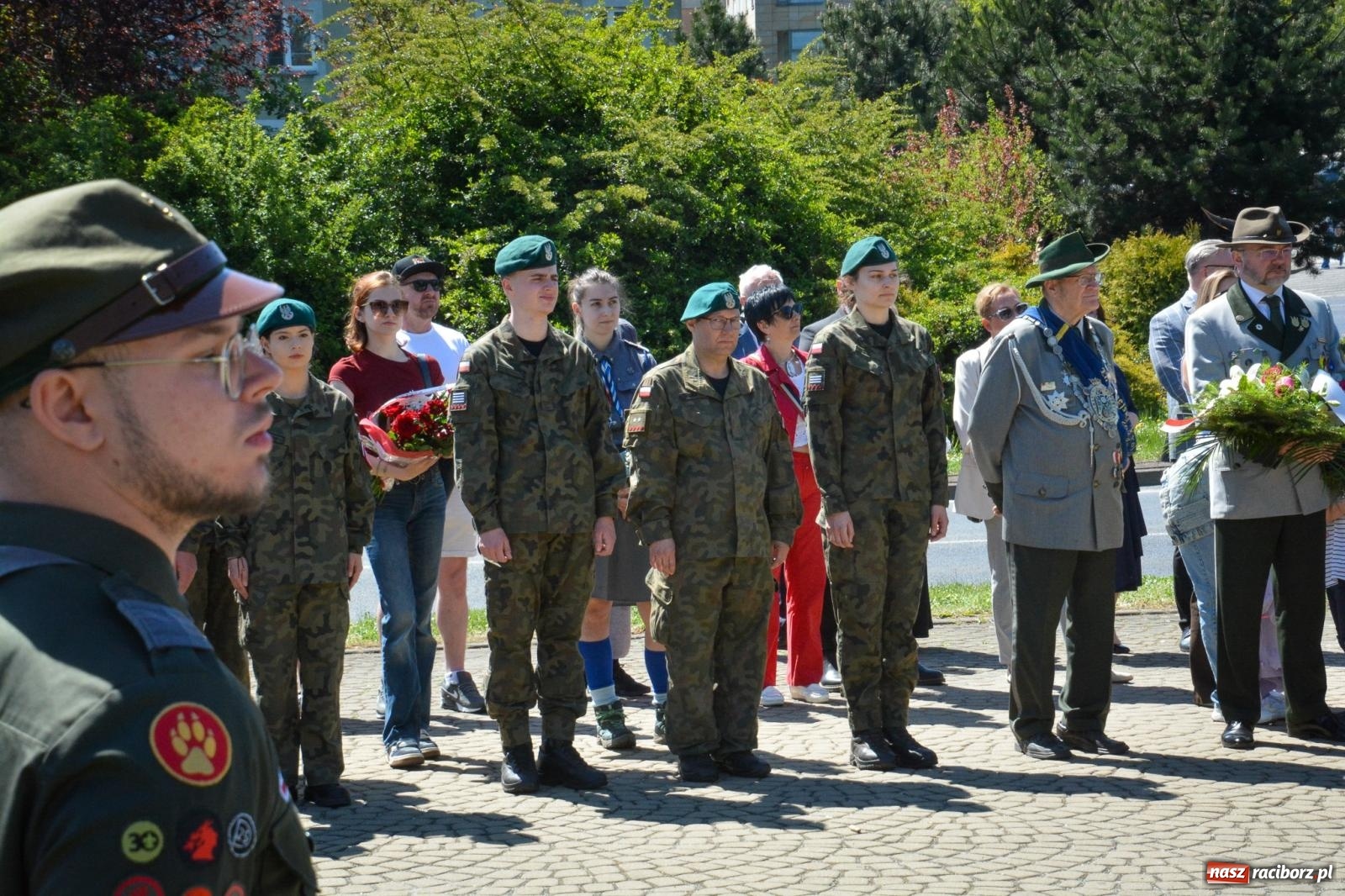 Zdjęcie w galerii na portalu naszraciborz.pl: Obchody Święta Narodowego Trzeciego Maja w Raciborzu [FOTO i WIDEO] wiadomości z regionu