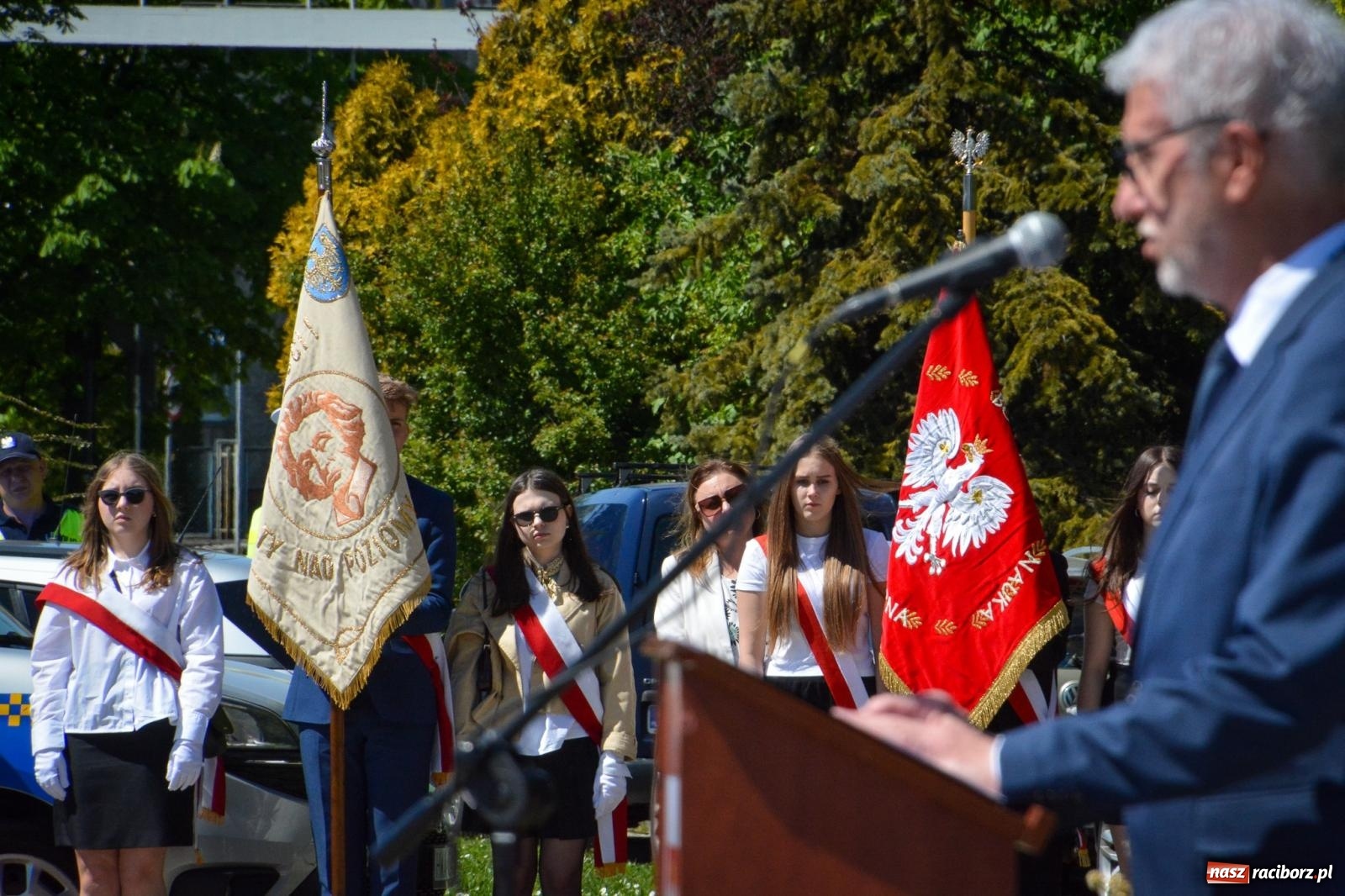 Zdjęcie w galerii na portalu naszraciborz.pl: Obchody Święta Narodowego Trzeciego Maja w Raciborzu [FOTO i WIDEO] wiadomości z regionu