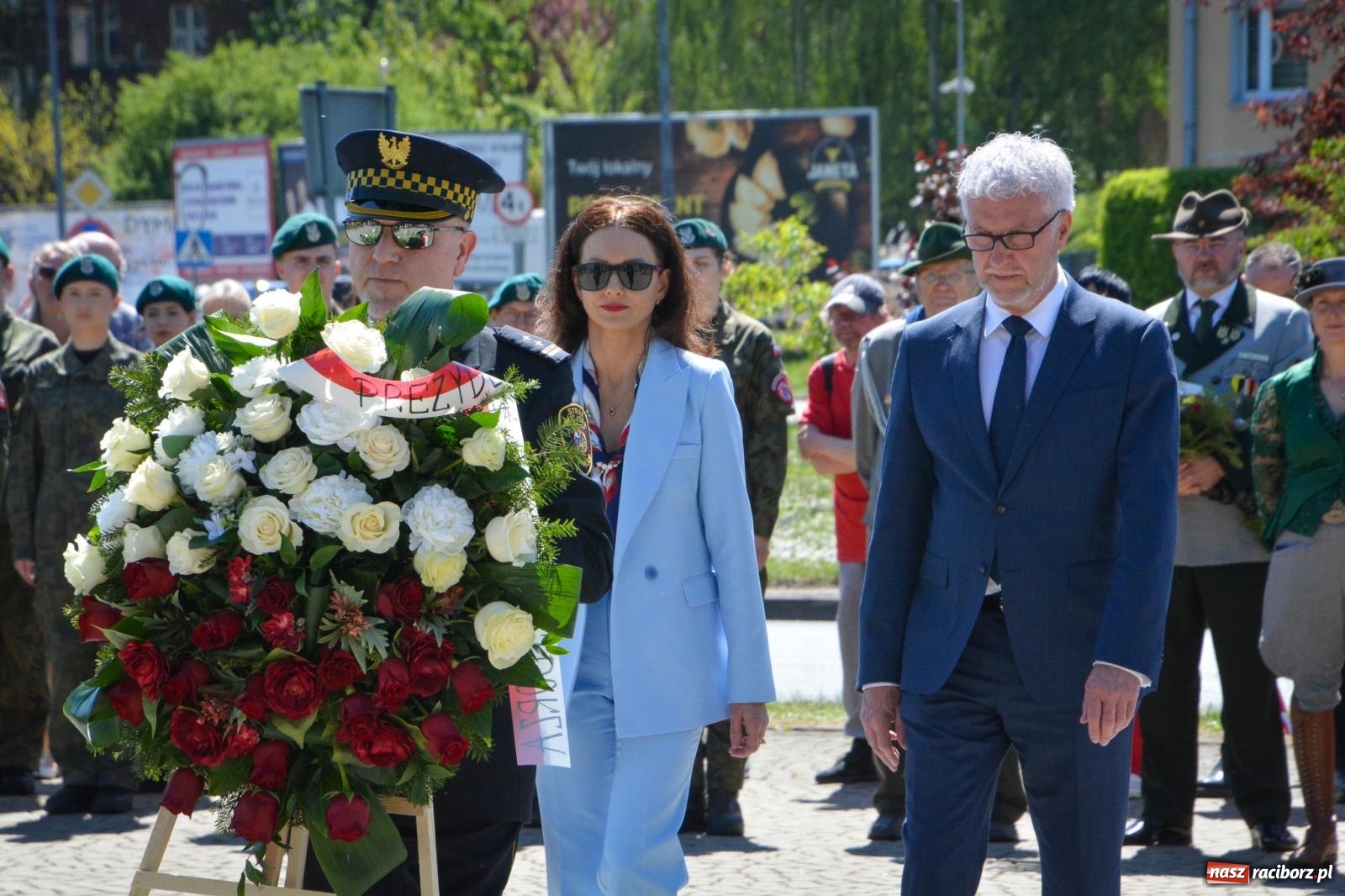 Zdjęcie w galerii na portalu naszraciborz.pl: Obchody Święta Narodowego Trzeciego Maja w Raciborzu [FOTO i WIDEO] wiadomości z regionu
