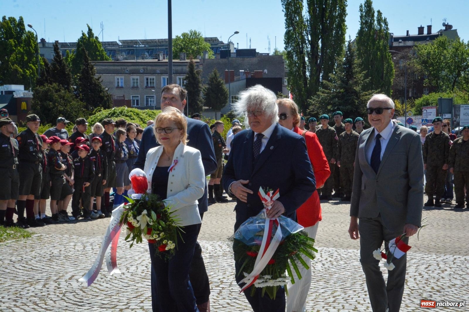 Zdjęcie w galerii na portalu naszraciborz.pl: Obchody Święta Narodowego Trzeciego Maja w Raciborzu [FOTO i WIDEO] wiadomości z regionu